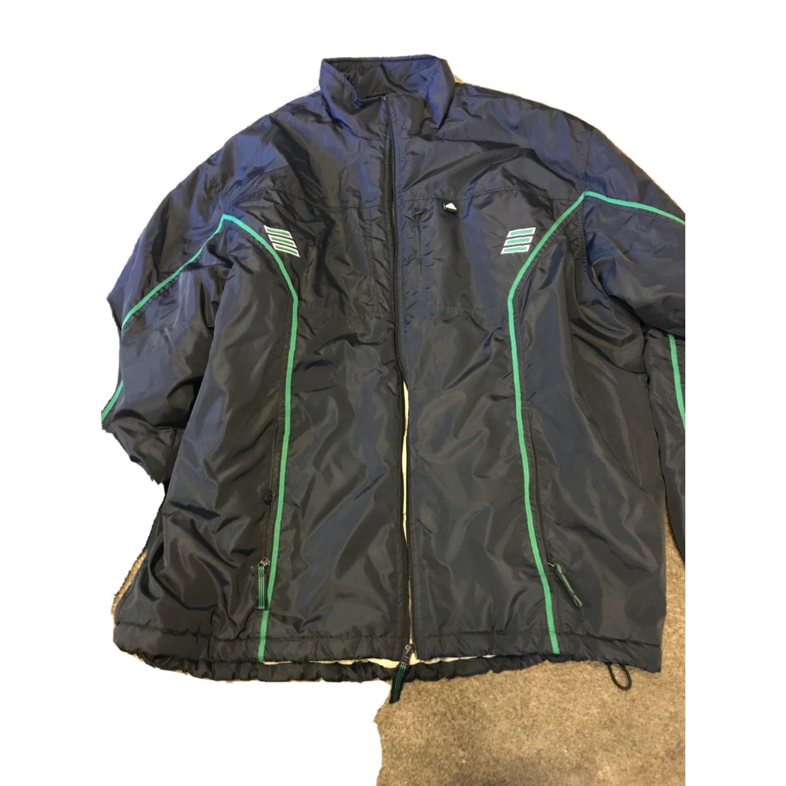 Adidas Adidas Jacket XL Blue Puffer Nylon Men XL Size US XL / EU 56 / 4 - 2 Thumbnail