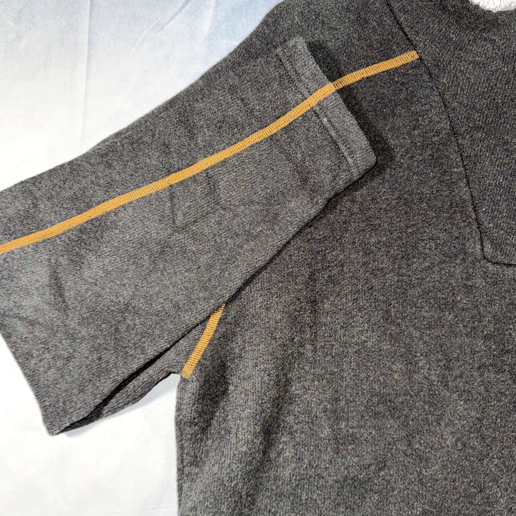 Vintage Kuhl Sweater Mens 2XL Gray Alfpaca Fleece Quarter Zip Mock Neck Pullover Size US XXL / EU 58 / 5 - 6 Thumbnail