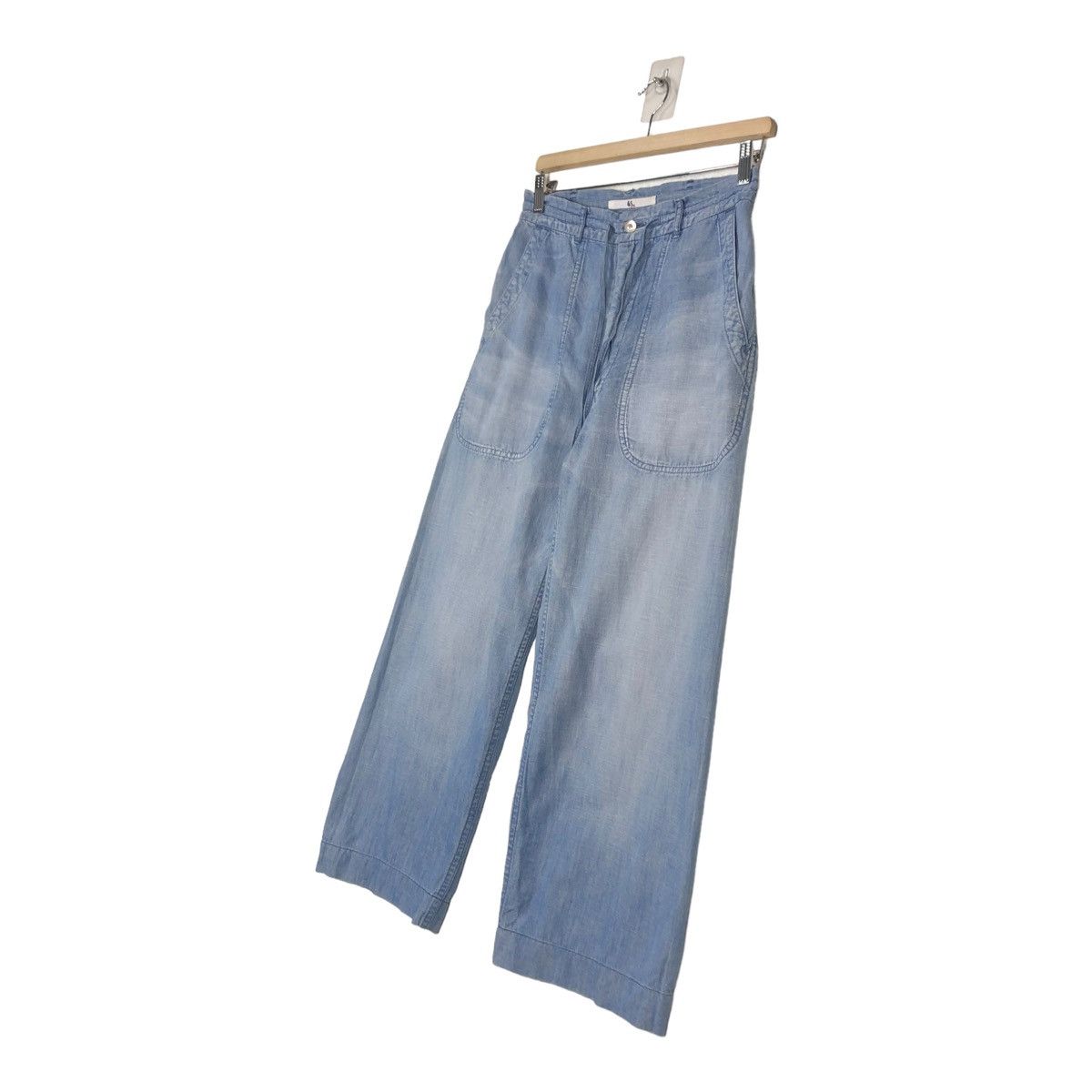 45rpm 🔥VINTAGE BAGGY LOOSE DENIM JEANS 45RPM JAPAN MADE Size US 28 / EU 44 - 2 Thumbnail