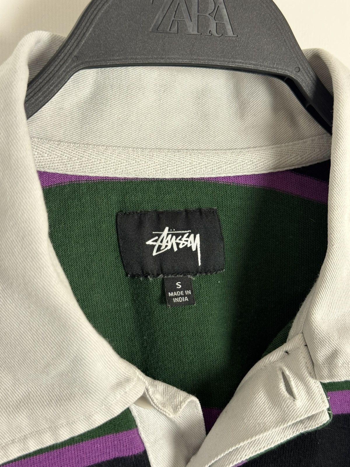 Stussy Stussy Striped Rugby LS Shirt Size US S / EU 44-46 / 1 - 5 Thumbnail