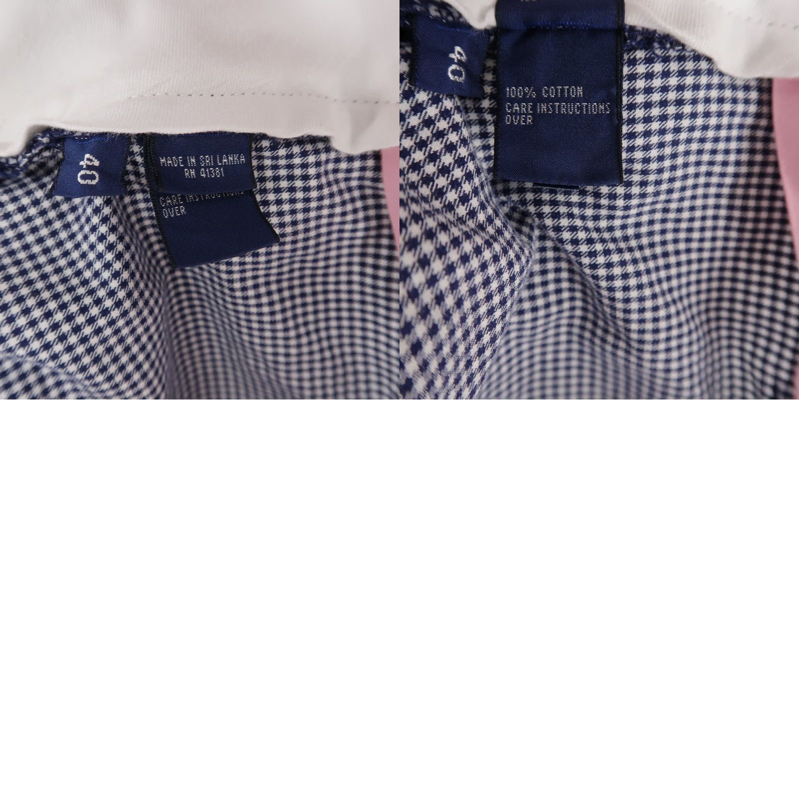 Polo Ralph Lauren Polo Golf Ralph Lauren Shorts Mens 40 Blue Check Flat Front Cotton Size US L / EU 52-54 / 3 - 8 Thumbnail