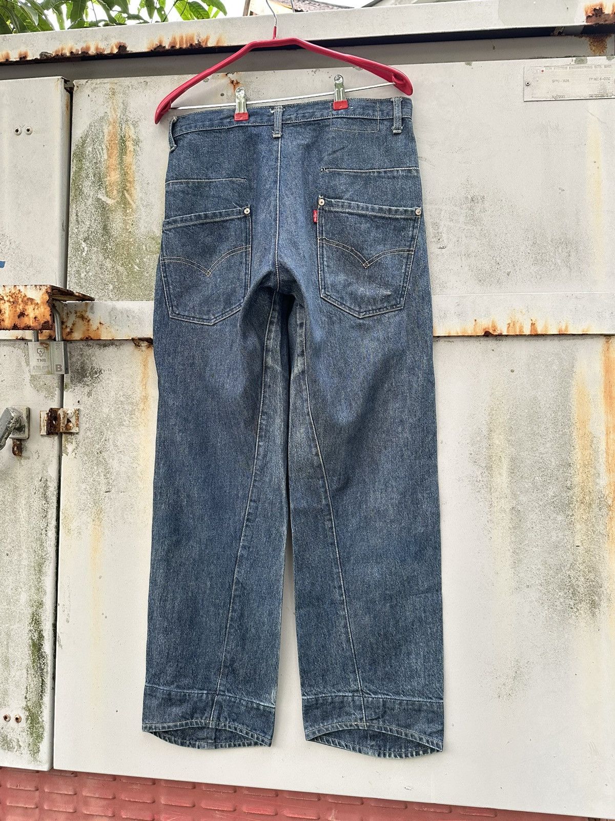 Levi's Vintage Clothing 👹Vintage Levis Engineered Jeans Loose Fit Jeans Size US 28 / EU 44 - 11 Thumbnail