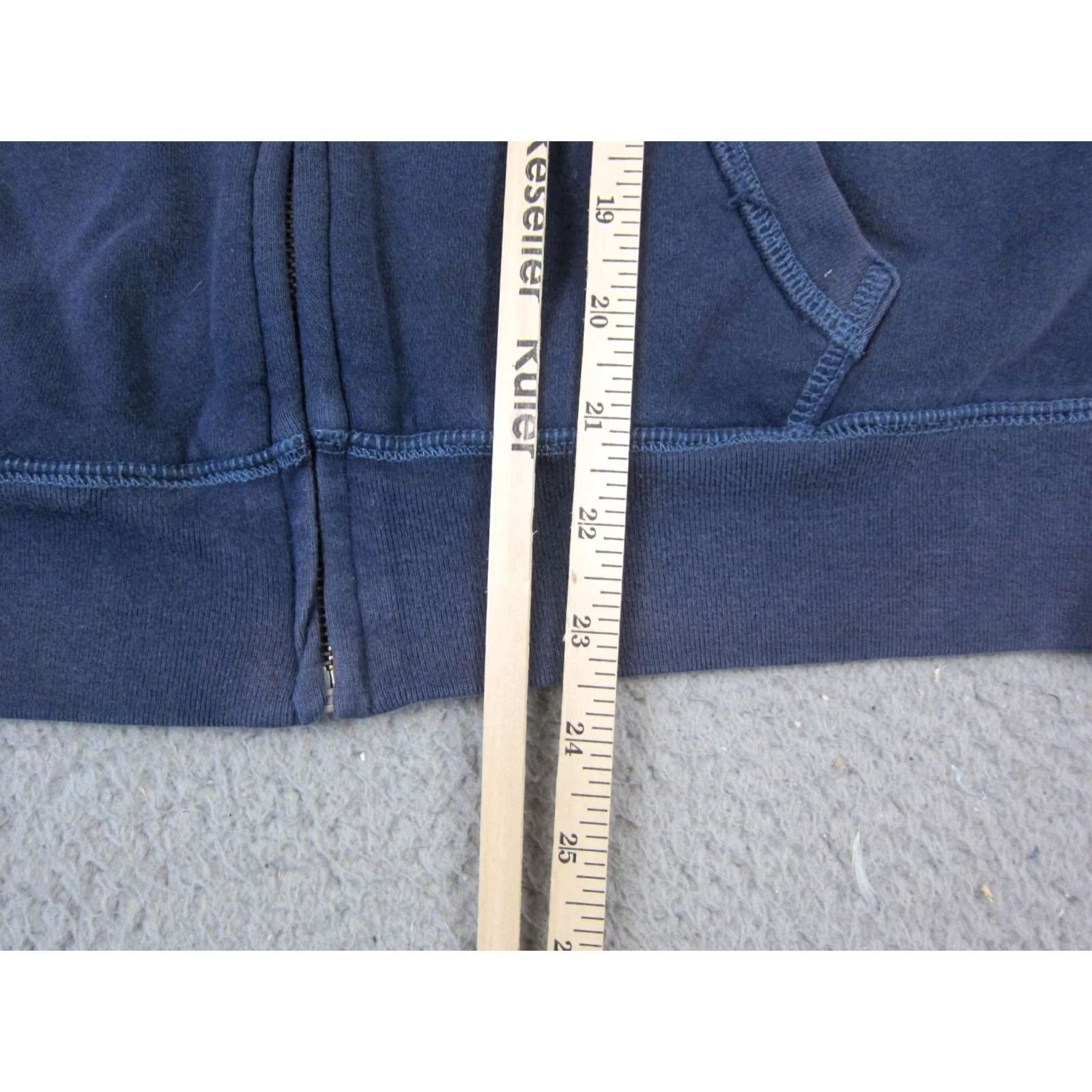 Vintage VINTAGE Aeropostale Hoodie Womens Large Blue Aero Sweatshirt 90s Full Zip Y2K Logo NY Size L / US 10 / IT 46 - 7 Thumbnail