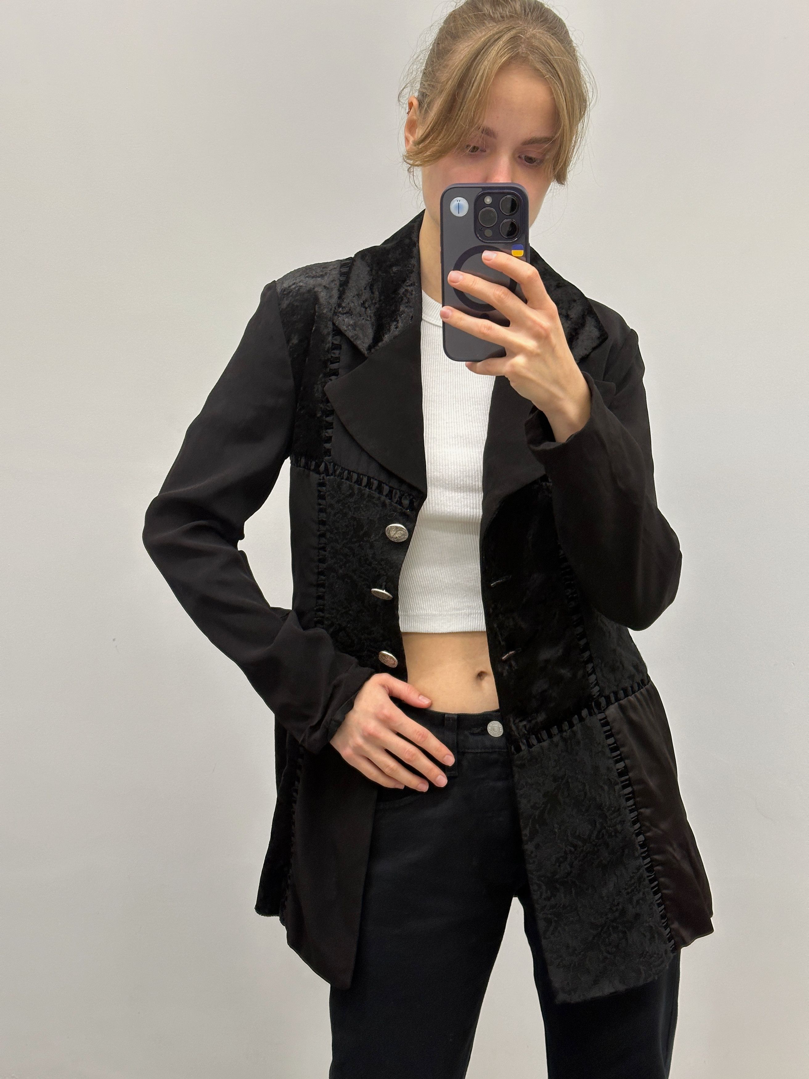 Sandro Vintage Sandro Blazer Jacket Size S / US 4 / IT 40 - 2 Thumbnail