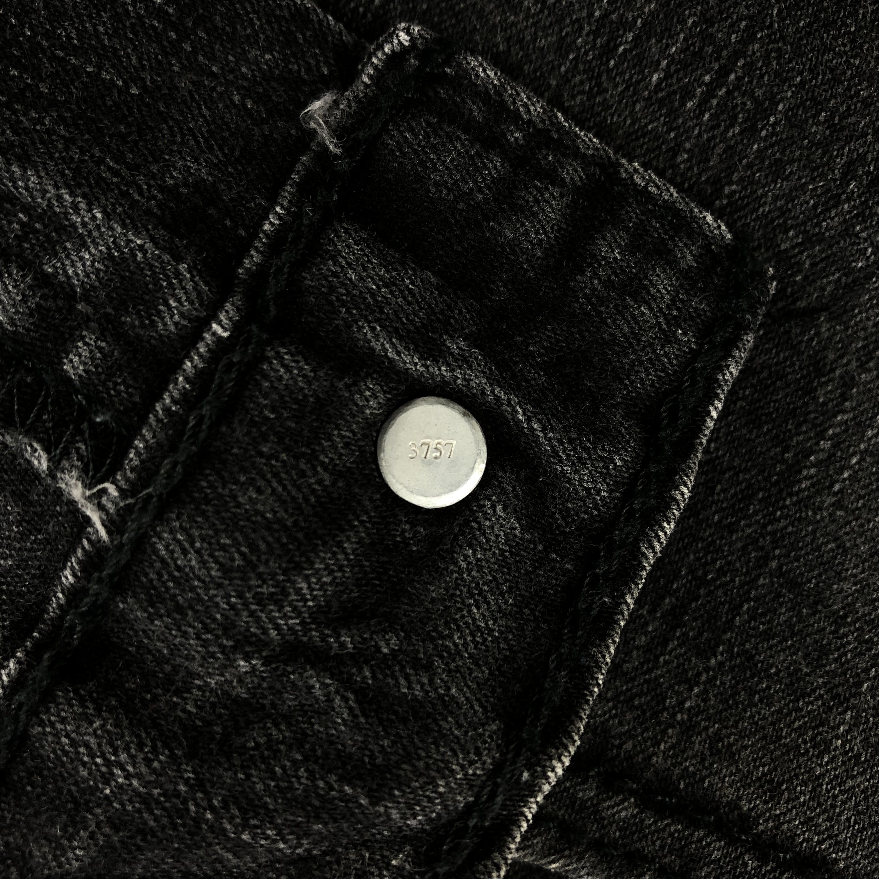 Levi's Faded Black Vintage Levis Jeans Skinny Denim-J1075 Size US 34 / EU 50 - 8 Thumbnail