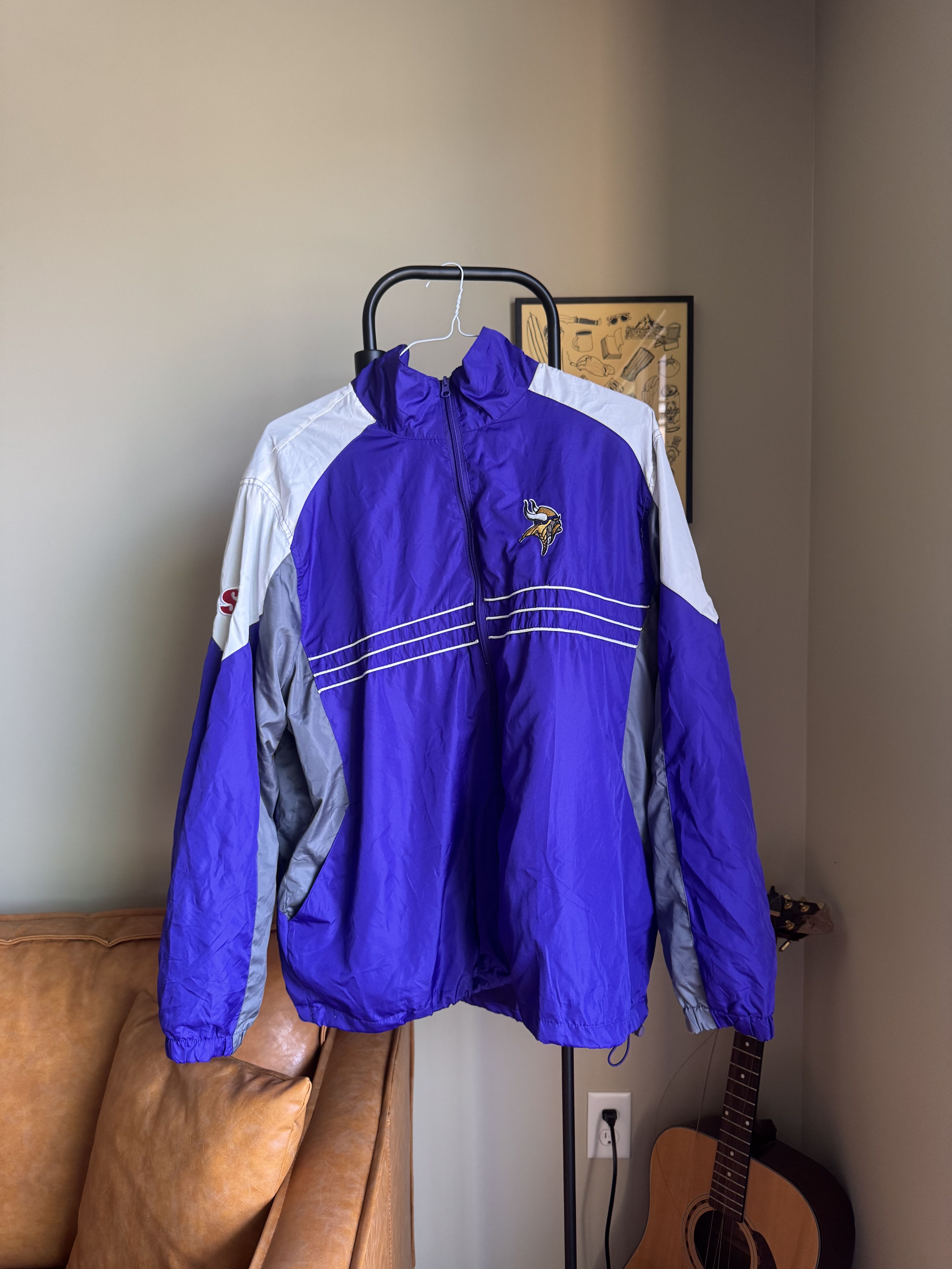 Reebok Minnesota Vikings Windbreaker Size US XL / EU 56 / 4 - 1 Thumbnail