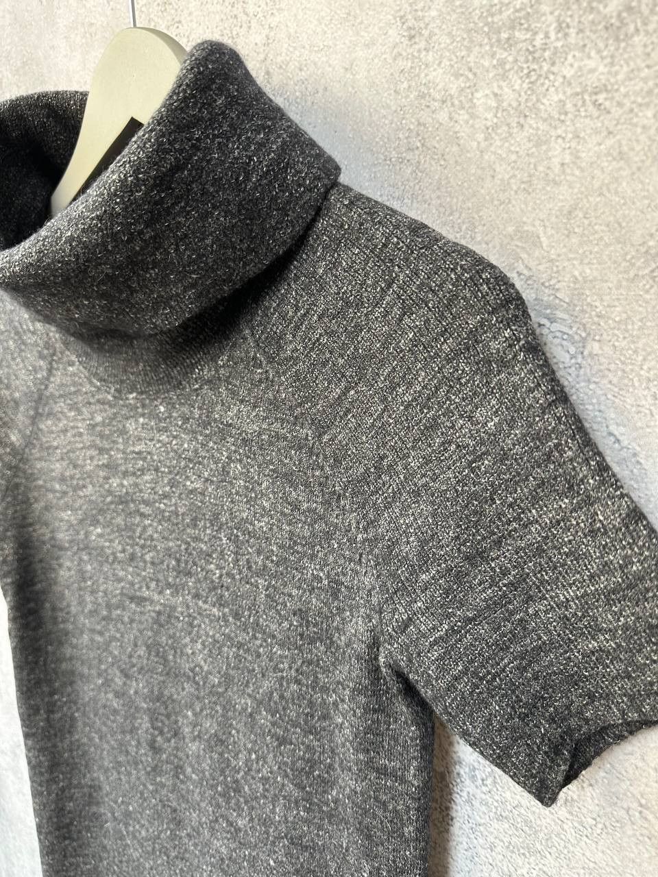 Other TOAST Wool/Linen Turtleneck Dress Dark Charcoal Short Sleeve Size M / US 6-8 / IT 42-44 - 6 Thumbnail