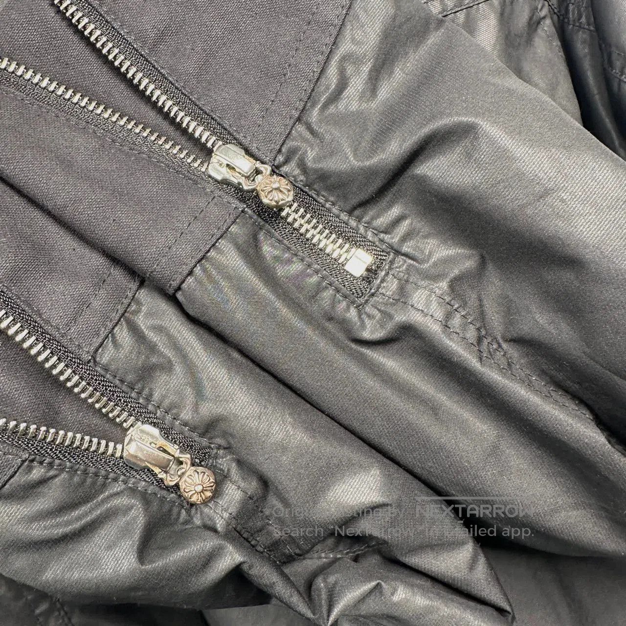 Chrome Hearts chrome hearts nylon zip jacket in black. Size US S / EU 44-46 / 1 - 4 Thumbnail