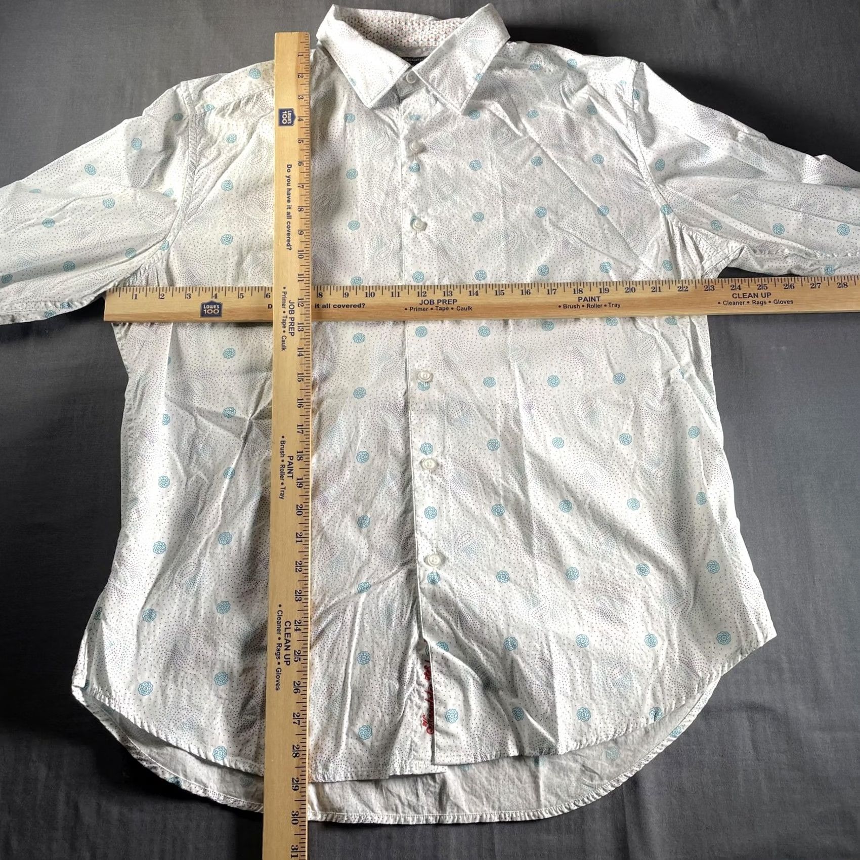 Robert Graham VINTAGE? No. Robert Graham Shirt Mens XL White Microprint Classic Fit Button Down Long Sleeve Size US XL / EU 56 / 4 - 6 Thumbnail