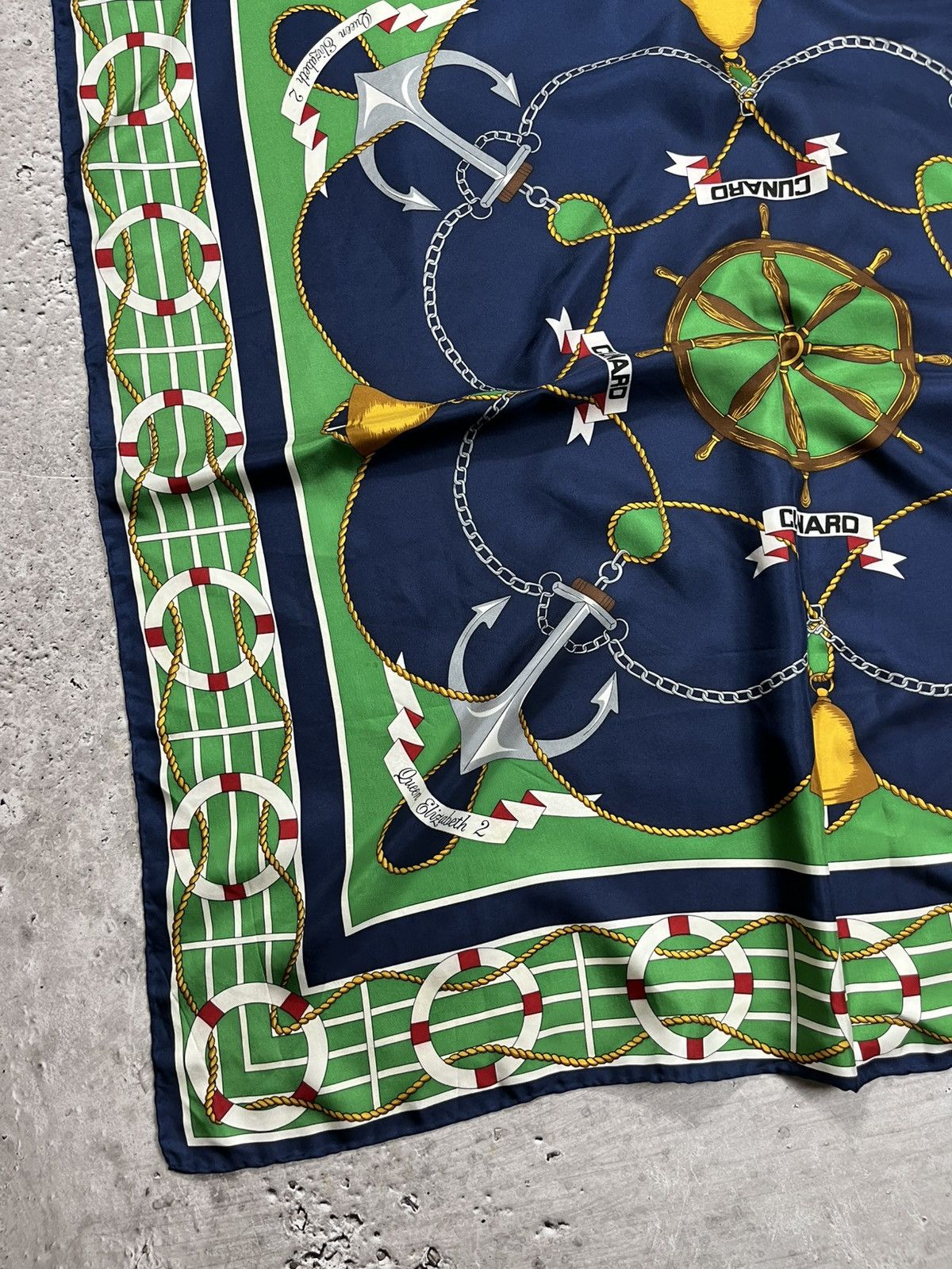 Other Jane Shilton Nautical Pure Silk Scarf 88x88 cm Korea Size ONE SIZE - 3 Thumbnail