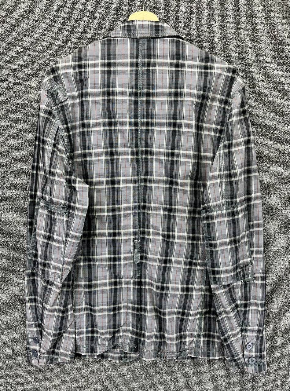 Japanese Brand Vintage Triple Five Soul Essentials Shadow Plaid Rare Jacket Size L / US 10 / IT 46 - 15 Thumbnail