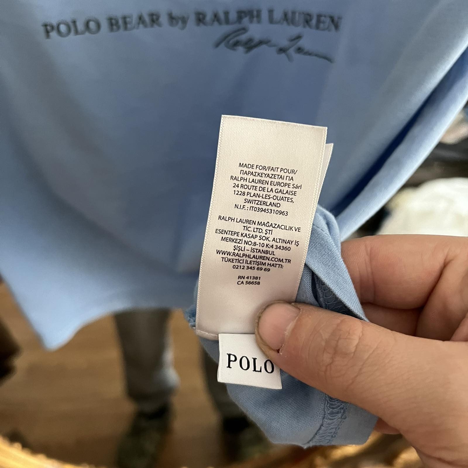 Polo Ralph Lauren Polo Ralph Lauren Polo Bear Tee Sz XL Size US XL / EU 56 / 4 - 6 Thumbnail