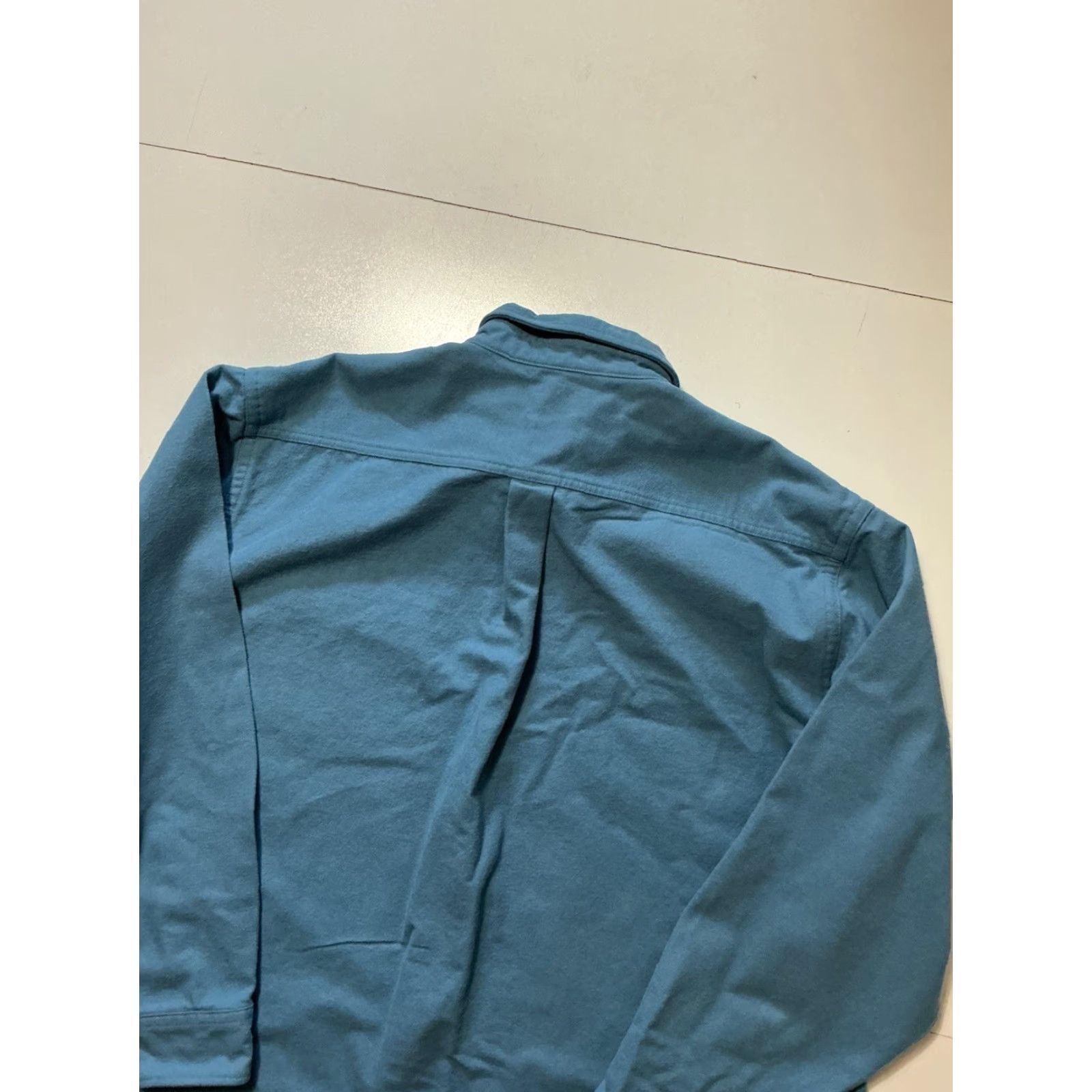 Vintage VINTAGE L.L. Bean Chamois Cloth Traditional Fit Men’s Flannel Button Front L/S Shirt XXL Blue Mens Size US XXL / EU 58 / 5 - 4 Thumbnail