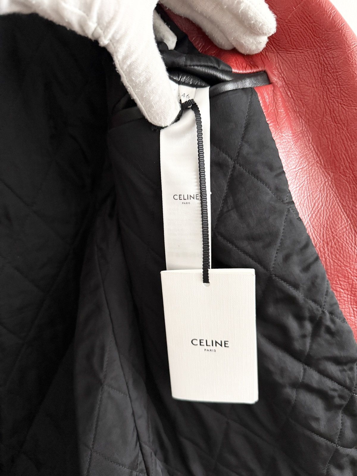 Celine HOLY GRAIL! Celine Runway Studded Leather Biker Jacket Size US M / EU 48-50 / 2 - 9 Thumbnail