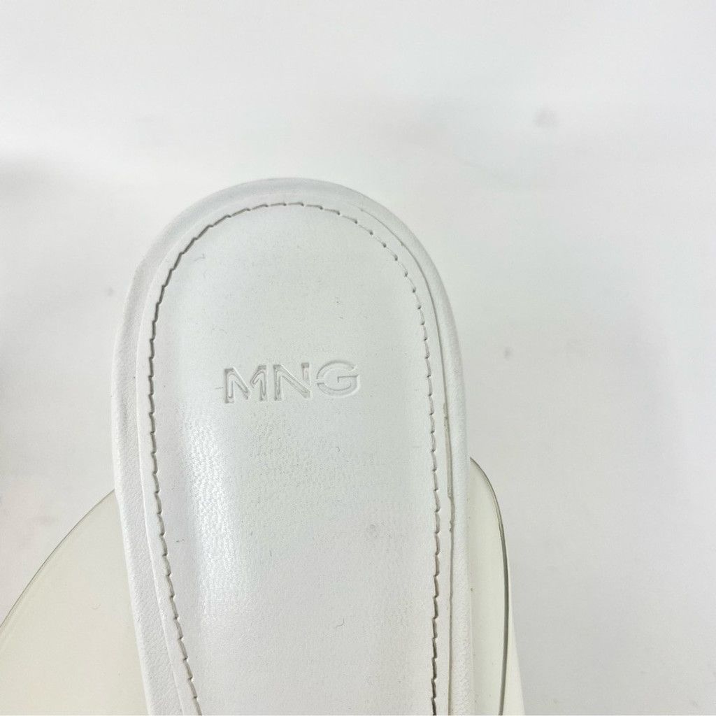 Mango Mango Transparent Vinyl Pointy Toe Sculptural Wedge Shoes 39 Size US 8 / IT 38 - 10 Thumbnail