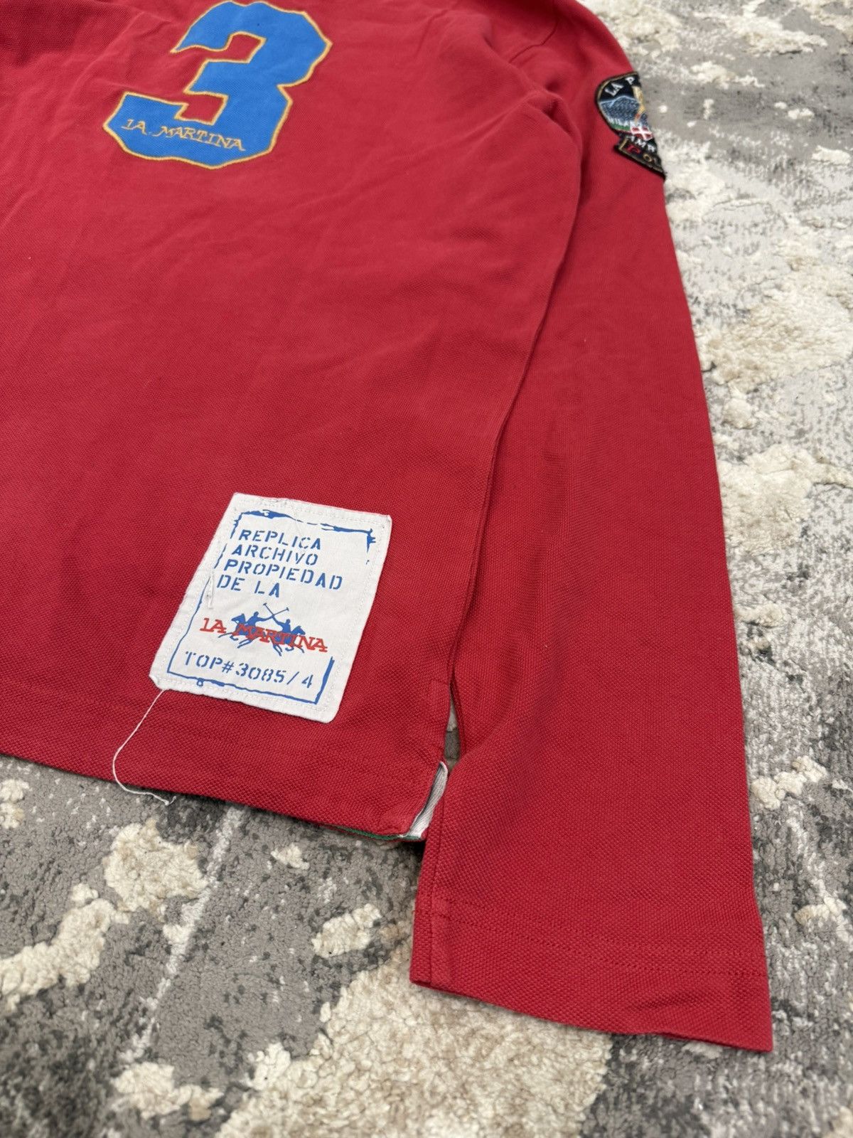 La Martina La Martina Longsleeve Ambrosiano Milano Polo Club L Arhivio Size US L / EU 52-54 / 3 - 12 Thumbnail