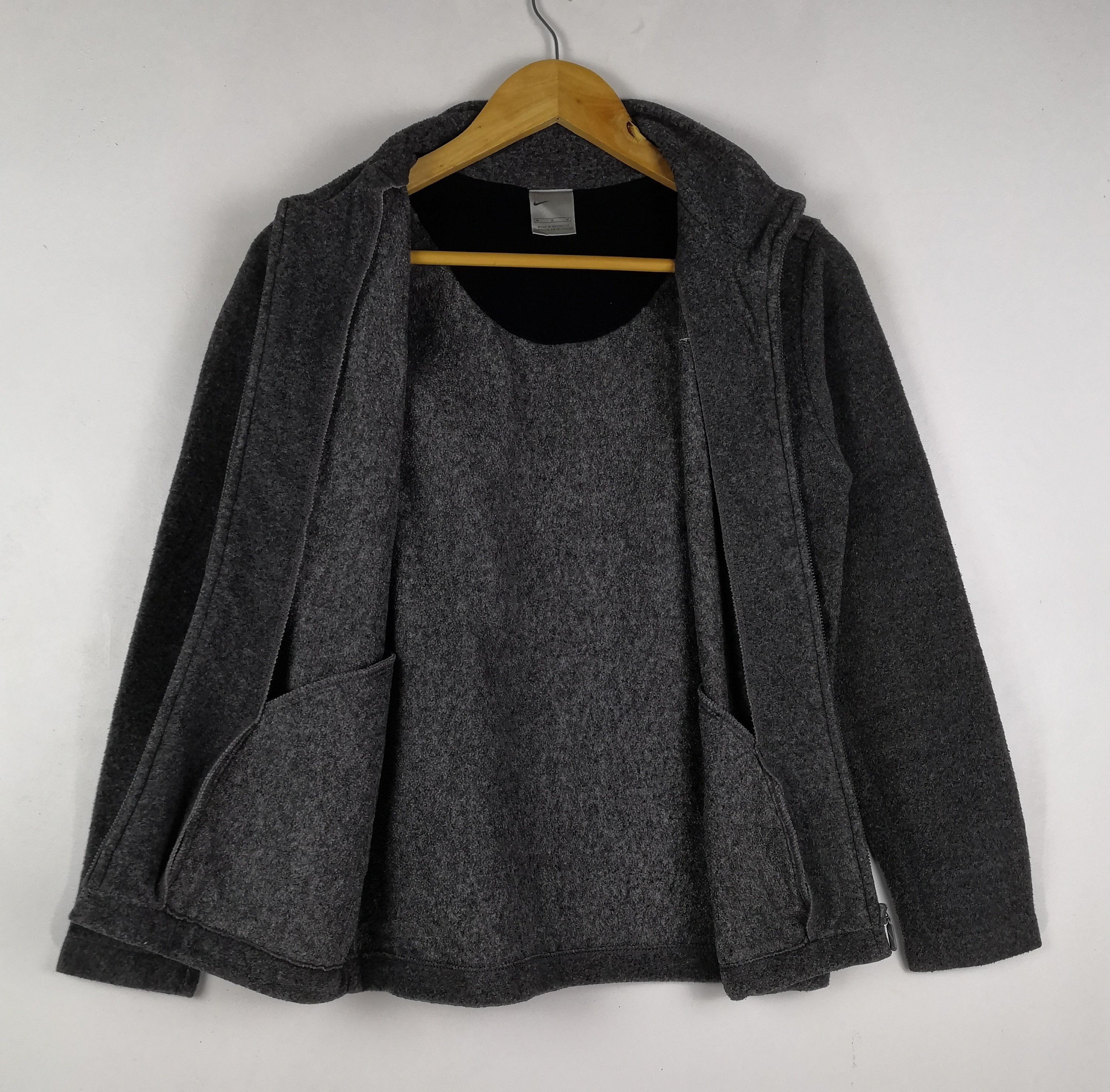 Nike Vintage Nike Fleece Jacket Zipper Size M / US 6-8 / IT 42-44 - 2 Thumbnail