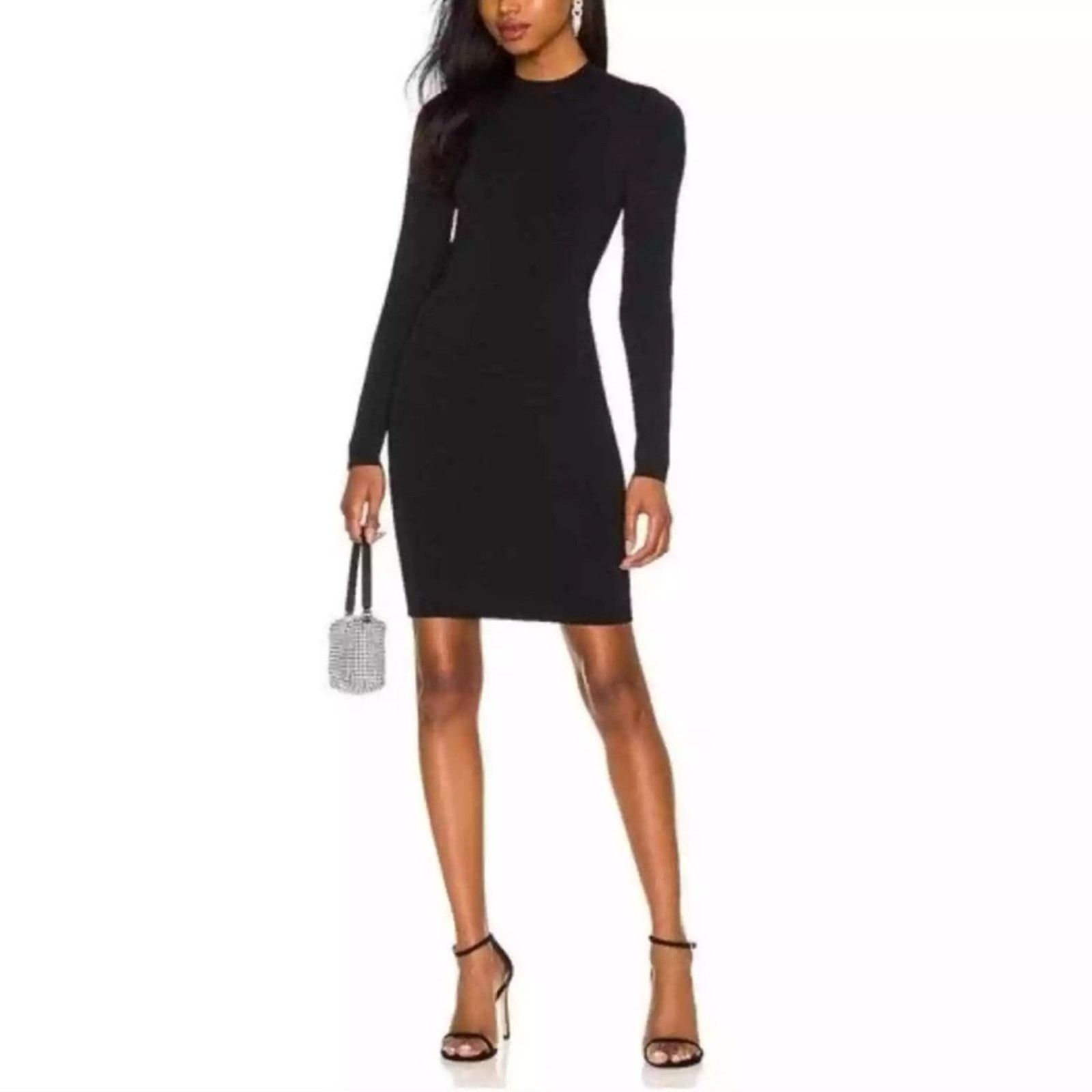 Alice + Olivia Alice + Olivia Estelle Twist Black Dress Size XS / US 0-2 / IT 36-38 - 1 Thumbnail