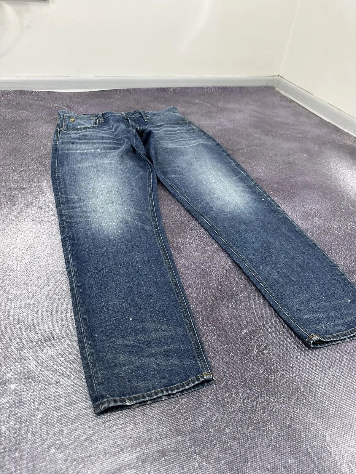 G-Star × Vintage Vintage G-Star Raw Y2K Faded Blue Denim Japanese Baggy Jeans Size US 34 / EU 50 - 3 Thumbnail