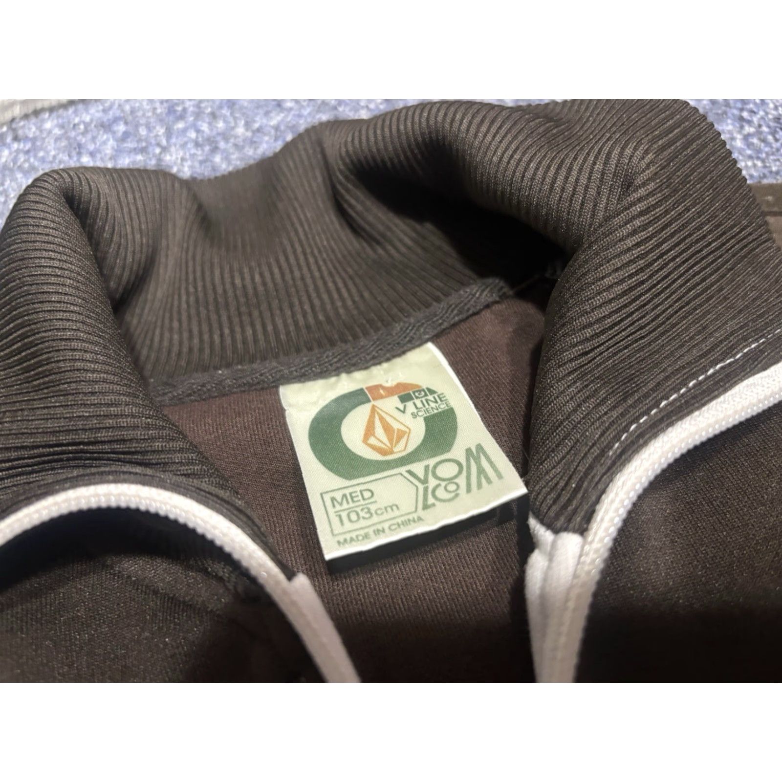 Volcom VTG Volcom Full Zip Long Sleeve Track Jacket Men M Multicolor High Neck Sweatshirt Size US M / EU 48-50 / 2 - 2 Thumbnail