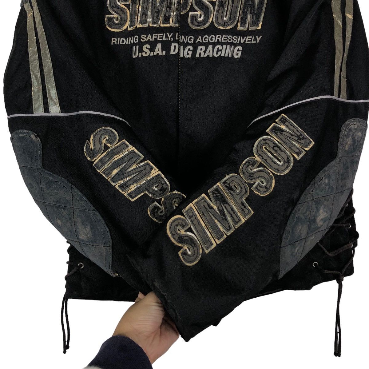 Hein Gericke 🔥Vintage Racing Motorcross Jacket Full Patch Simpson USA Size US L / EU 52-54 / 3 - 14 Thumbnail