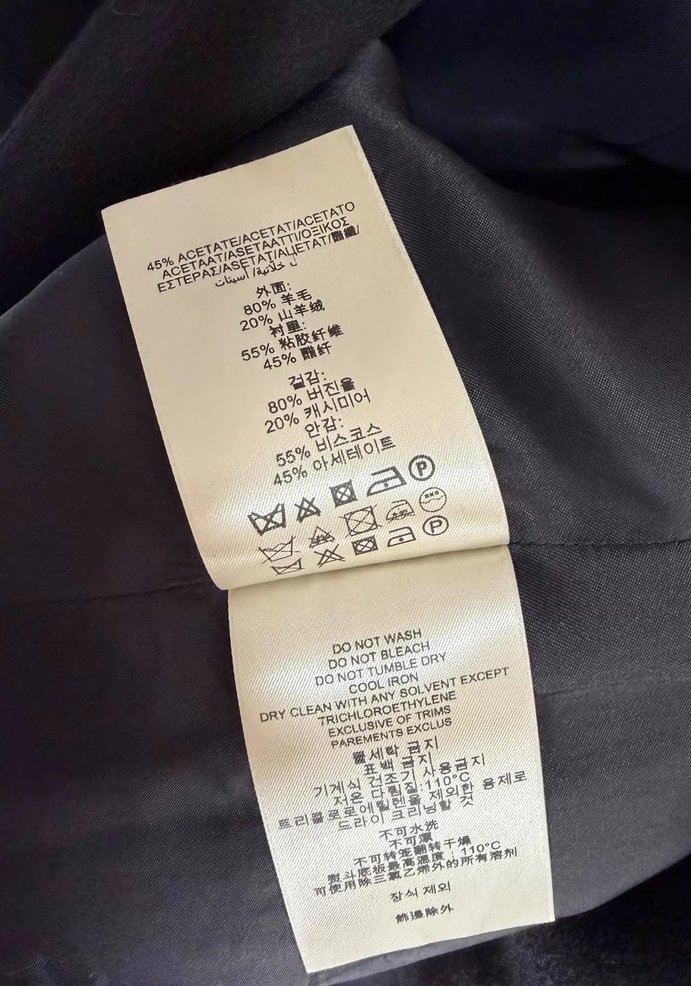 Burberry Burberry Double-Breasted Black Overcoat 48 (98 New) Size US M / EU 48-50 / 2 - 9 Thumbnail