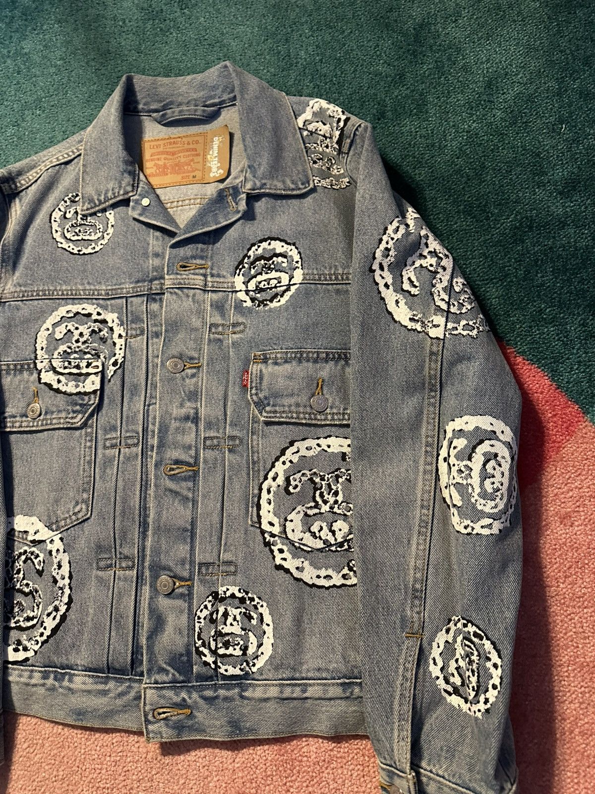 DENIM TEARS × Levi's × Stussy Denim Tears Stussy Levi Type 2 Jacket Size US M / EU 48-50 / 2 - 3 Thumbnail