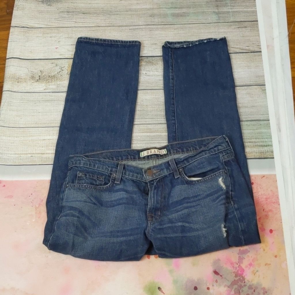 J Brand J BRAND - Camille distressed jeans size 27 Size 34" / US 12 / IT 48 - 4 Thumbnail