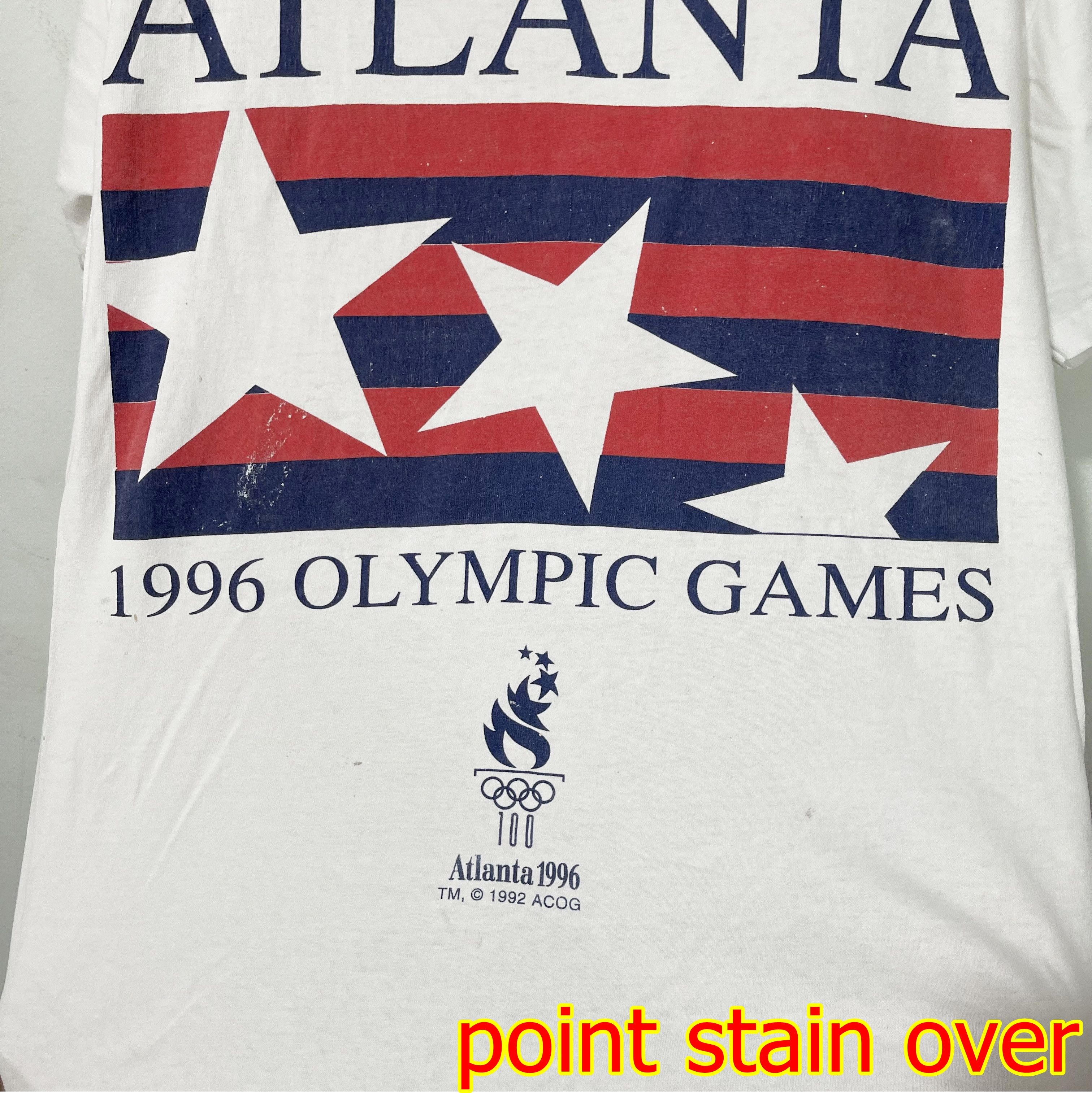 USA Olympics Vintage 1996 Atlanta Olympic Games T-Shirt Size US M / EU 48-50 / 2 - 3 Thumbnail