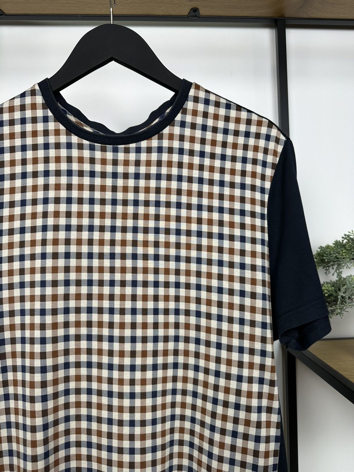 Aquascutum Aquascutum Monogram Checkered T-shirt Vintage Men’s XL Logo Size US XL / EU 56 / 4 - 3 Thumbnail