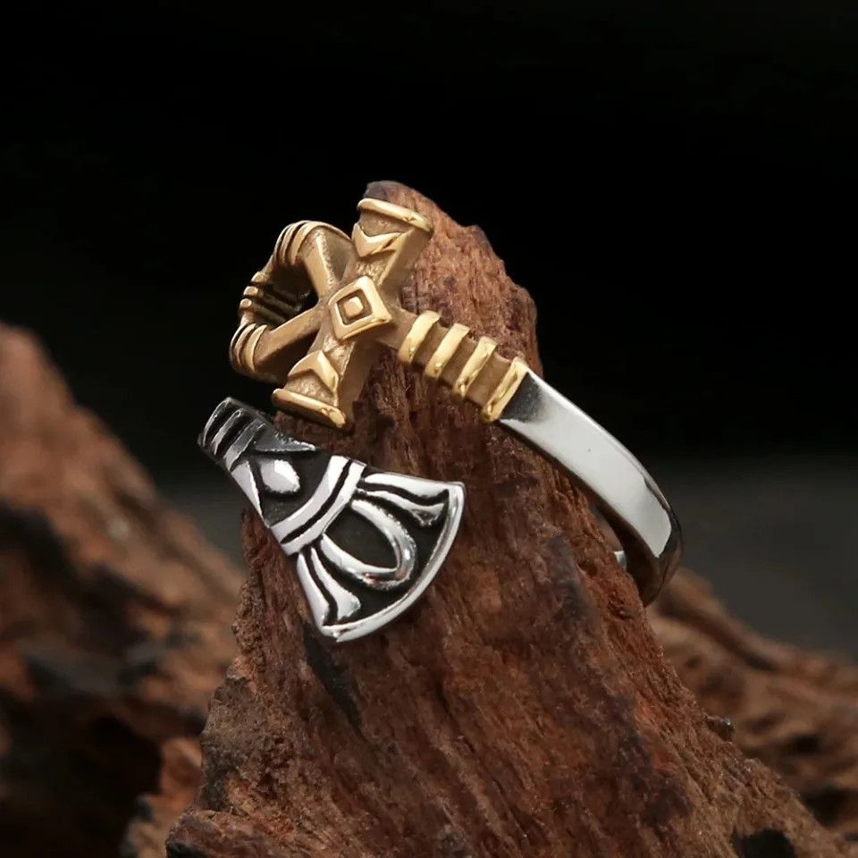 Japanese Brand × Jewelry × Vintage Egyptian Anka Cross Ring Size ONE SIZE - 4 Thumbnail