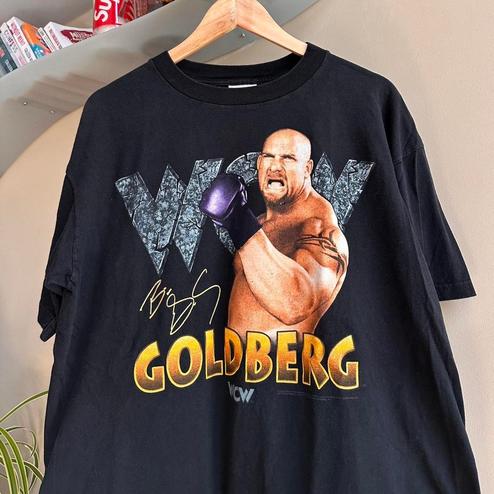 Vintage × WCW/nWo Vintage 1998 Goldberg WCW Shirt Size US L / EU 52-54 / 3 - 2 Thumbnail