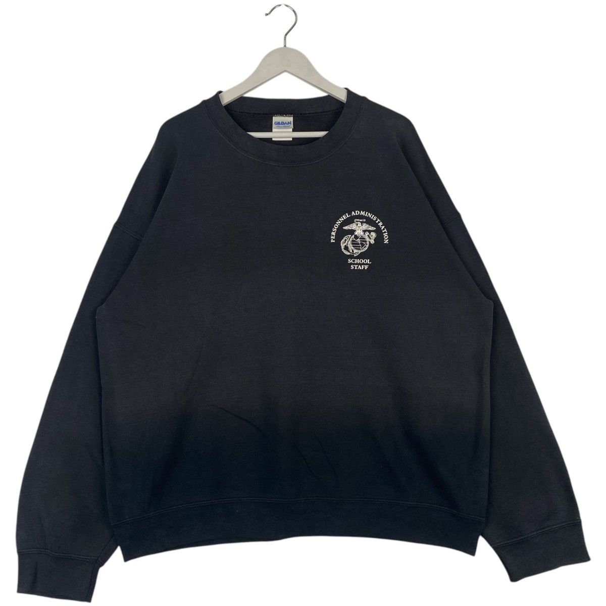 Designer × Vintage Vintage Gildan Printed Crewneck Sweatshirt Black Pullover XL Size US XL / EU 56 / 4 - 1 Thumbnail