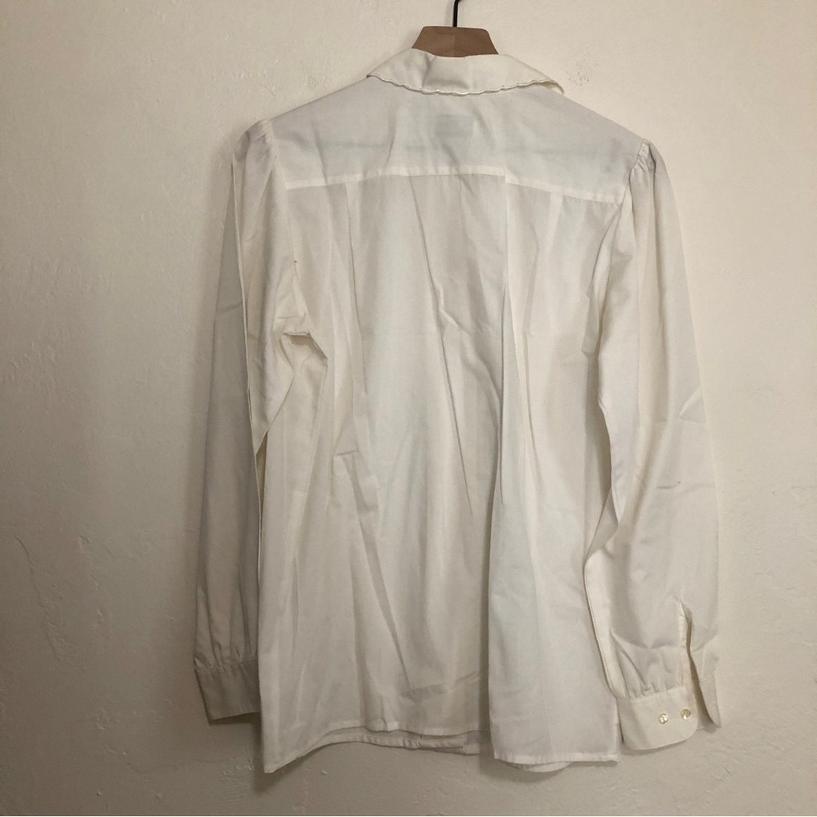 Other Witt Shirt Collection Ivory Embroidered Button Up Top Size M / US 6-8 / IT 42-44 - 7 Thumbnail