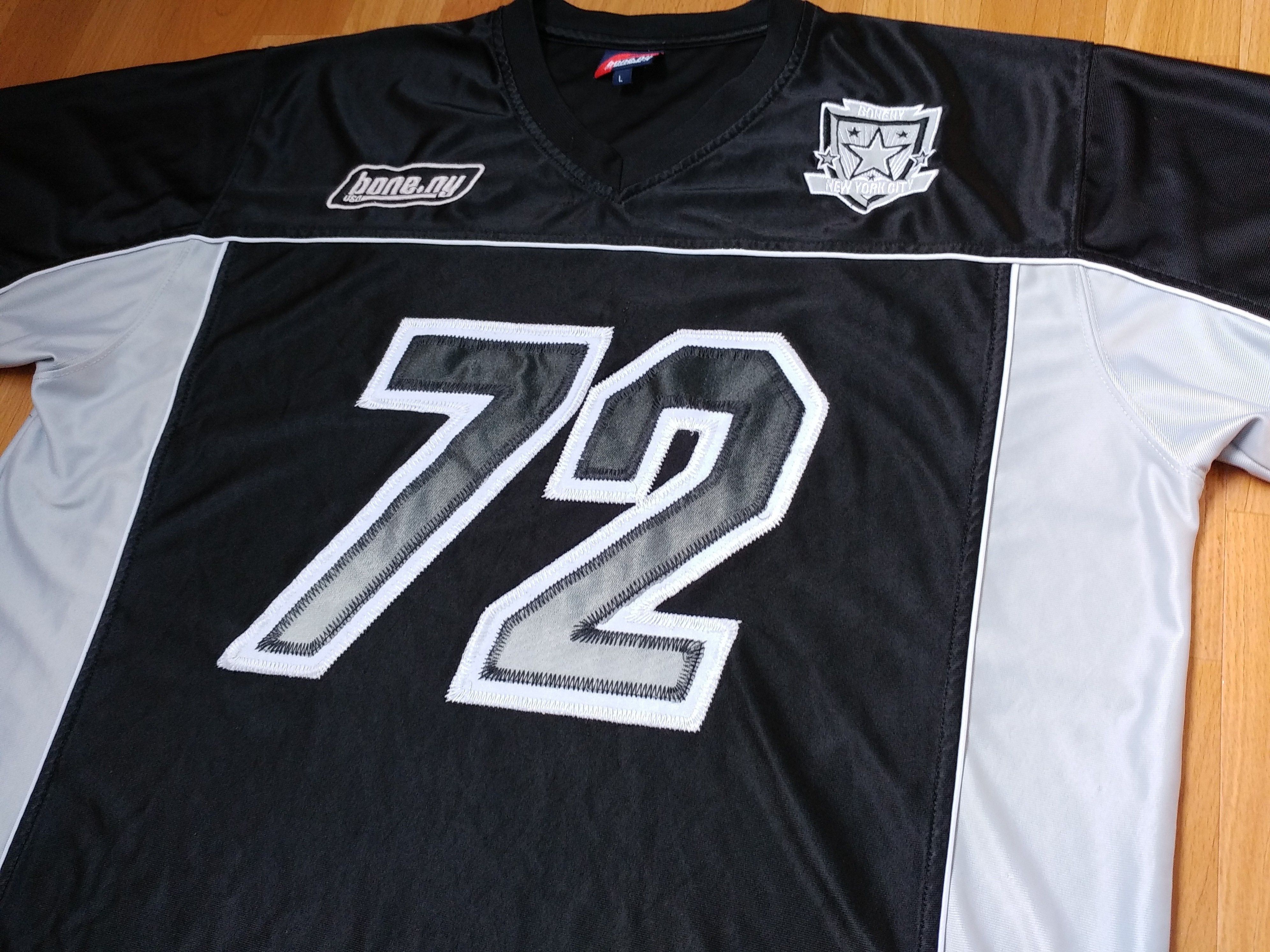 Vintage Bone NY jersey, vintage lowrider t-shirt 90s hip hop 1990s L Size US L / EU 52-54 / 3 - 4 Thumbnail