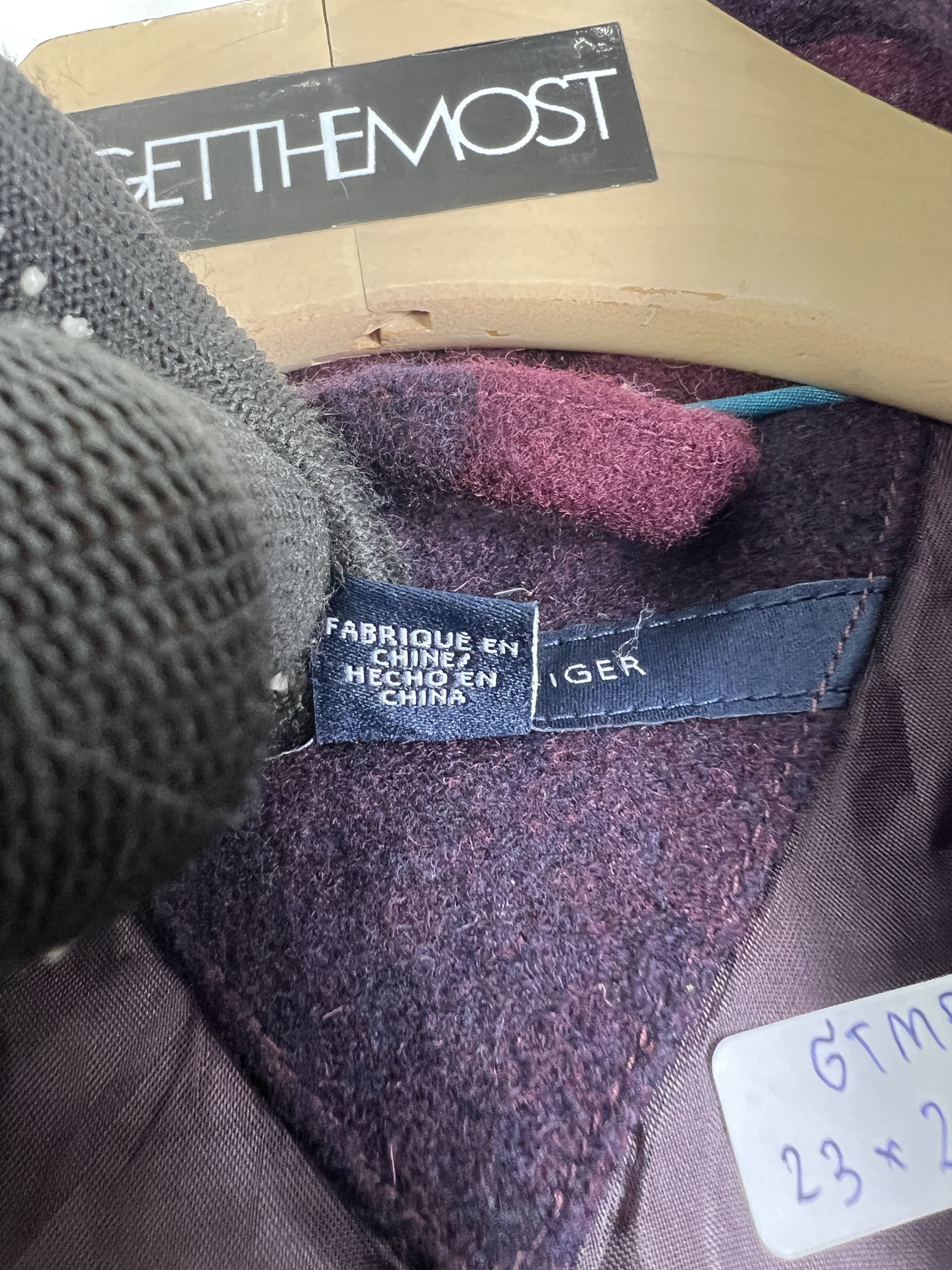 Tommy Hilfiger Tommy Hilfiger Wool Lined Jacket (XL) GTMP209 Size XL / US 12-14 / IT 48-50 - 7 Thumbnail