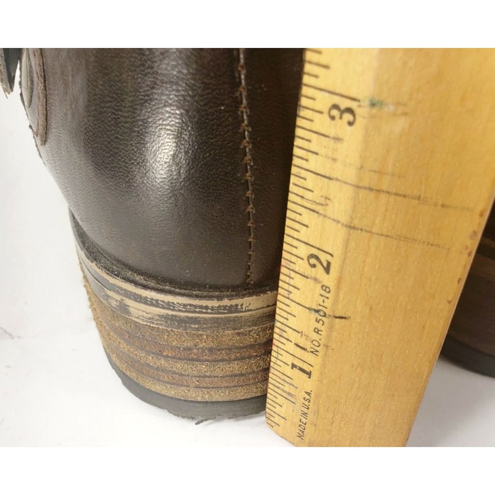 Clarks Clarks Majorca Isle Boots Women's 7M Brown Suede Leather Zip Block Heel Two Tone Western Casual Comfort Boots Women 66576 Size US 7 / IT 37 - 7 Thumbnail