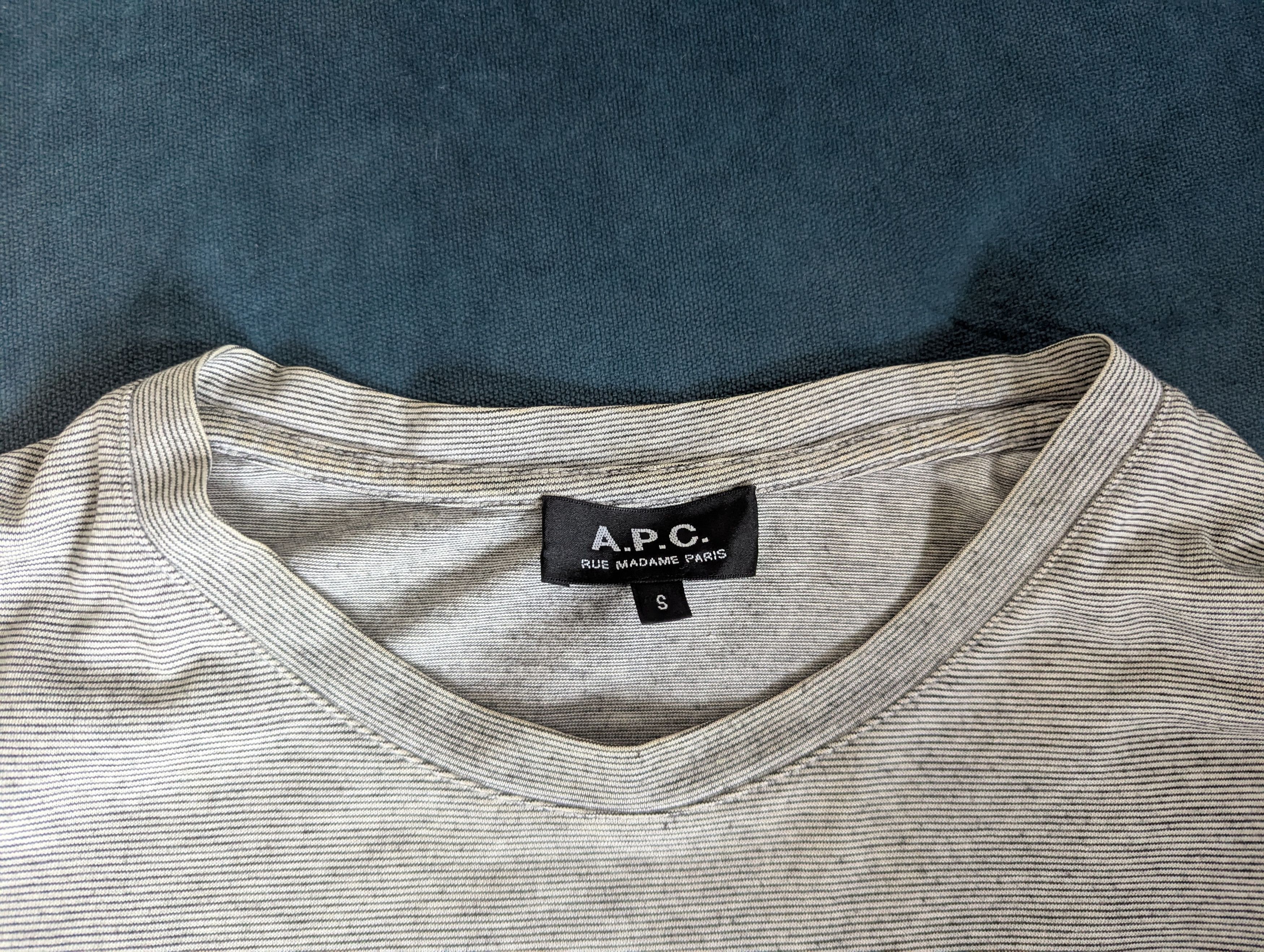 A.P.C. A.P.C. Rue Madame Paris Striped Men's T-shirt size S Size US S / EU 44-46 / 1 - 4 Thumbnail