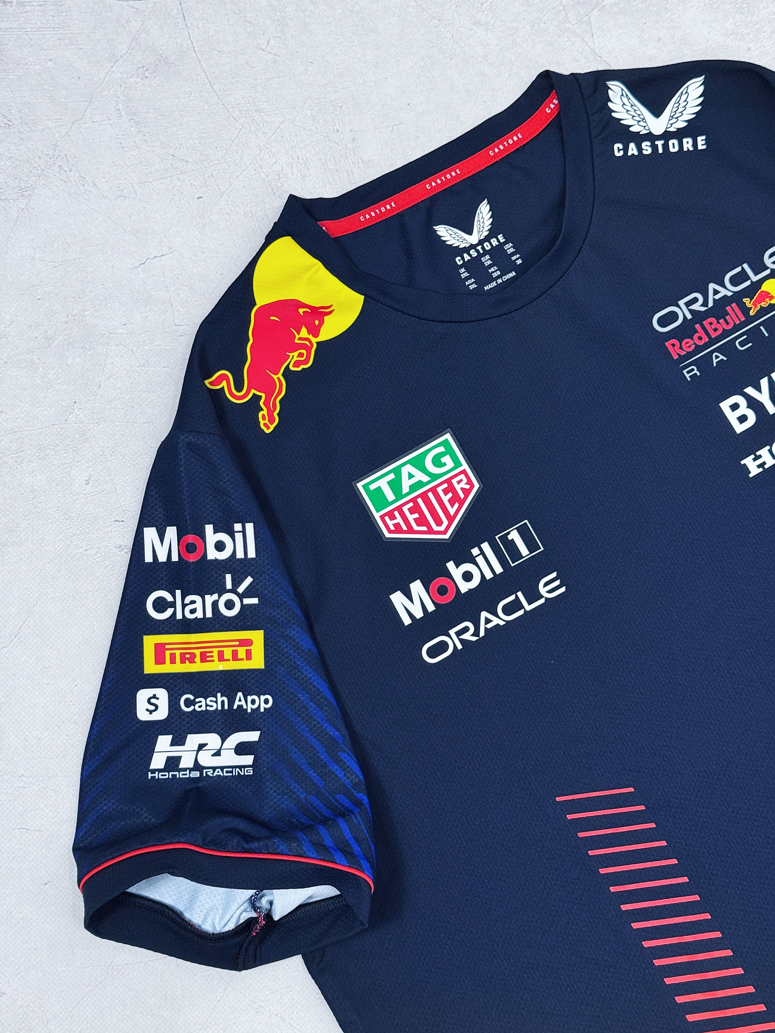 Castore 2023 Oracle Red Bull Racing Formula1 Team T-Shirt by Castore Size US XL / EU 56 / 4 - 7 Thumbnail