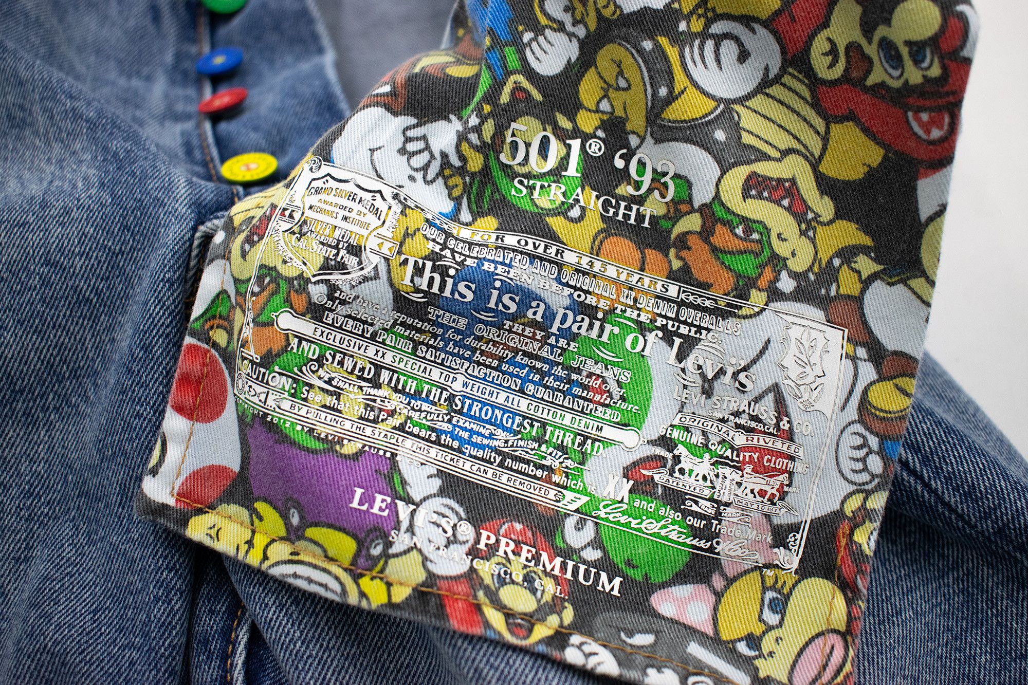 Levi's Levi’s 501 ’93 x Super Mario Jeans W32 L30 Size US 32 / EU 48 - 7 Thumbnail