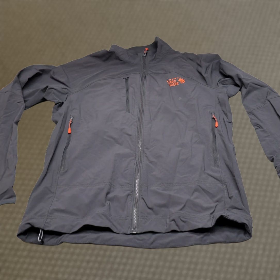 Mountain Hardwear Mountain Hardwear Jacket Mens Medium Grey Super Chockstone Softshell Wind Rain Size US M / EU 48-50 / 2 - 1 Thumbnail