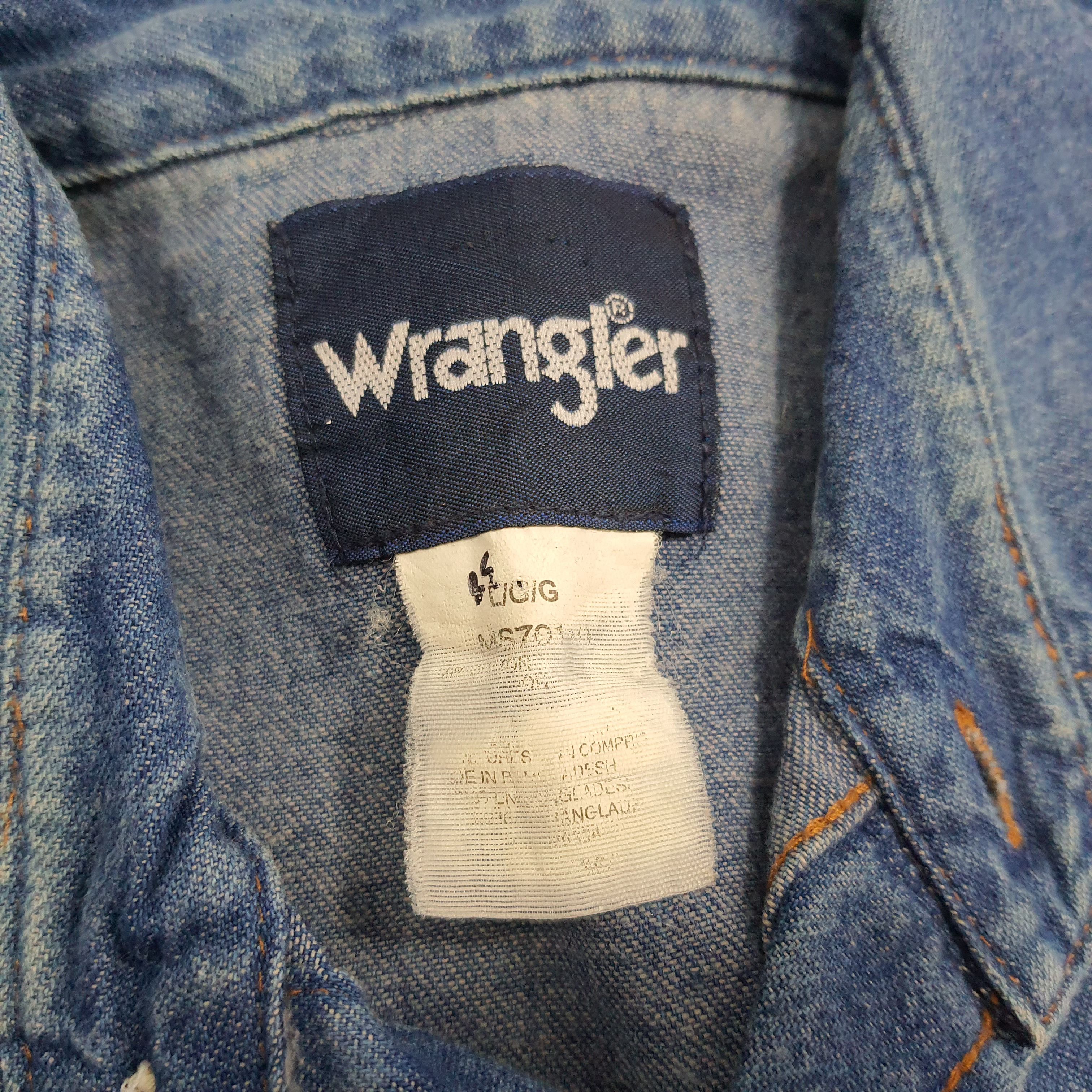 Wrangler Vintage Wrangler Denim Western Rugged Ranchwear C276N23 Size US L / EU 52-54 / 3 - 5 Thumbnail