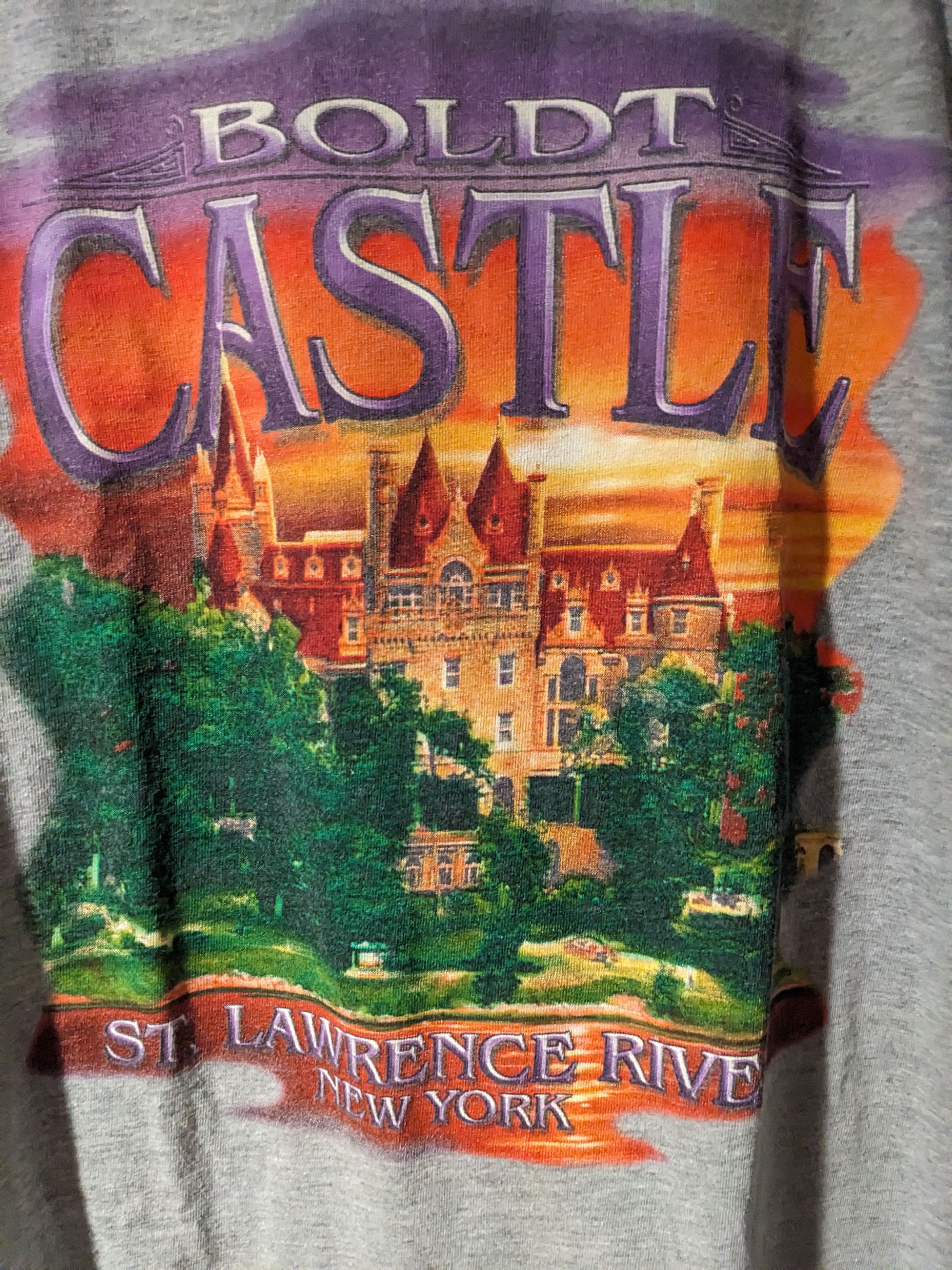 Vintage Vintage 90s Boldt Castle St. Lawrence River New York T-Shirt Size US L / EU 52-54 / 3 - 2 Thumbnail