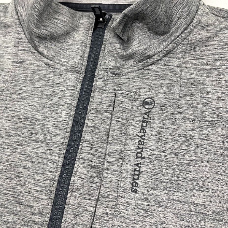 Vineyard Vines Vineyard Vines OTG On The Go Shep Shirt Pullover Mens XL Gray Quarter Zip Golf Size US XL / EU 56 / 4 - 2 Thumbnail