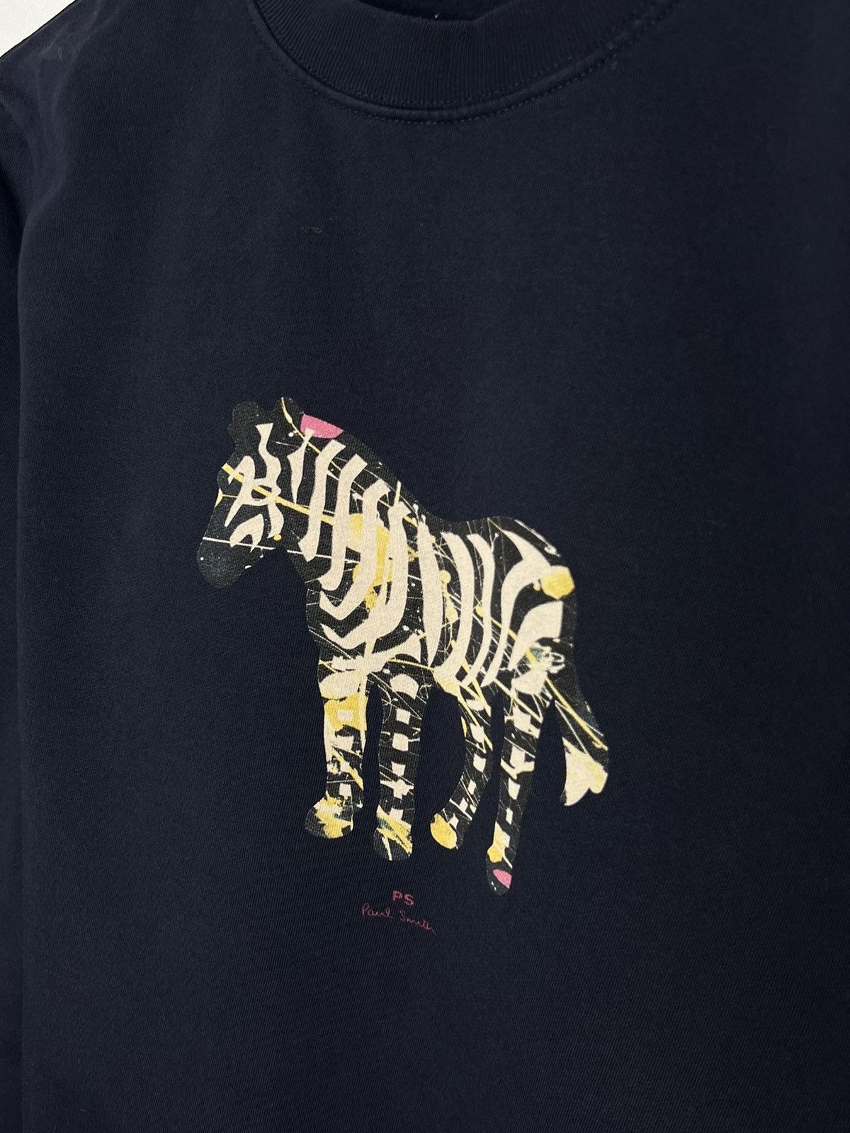 Paul Smith 🦓 Paul Smith Big Logo Sweatshirt Crew Neck Long Sleeve 🦓 Size US S / EU 44-46 / 1 - 3 Thumbnail