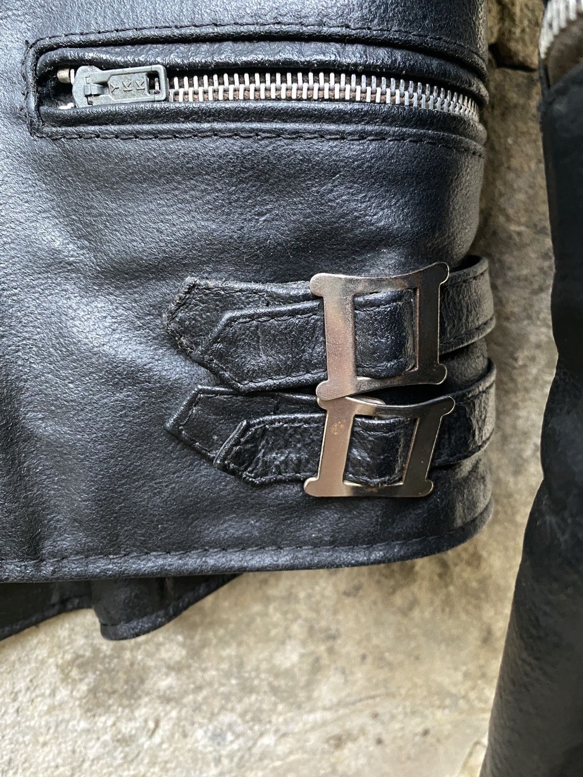 Vintage Rare Vintage 80s Punk Campri Everest Leather Biker Jacket Size US M / EU 48-50 / 2 - 9 Thumbnail