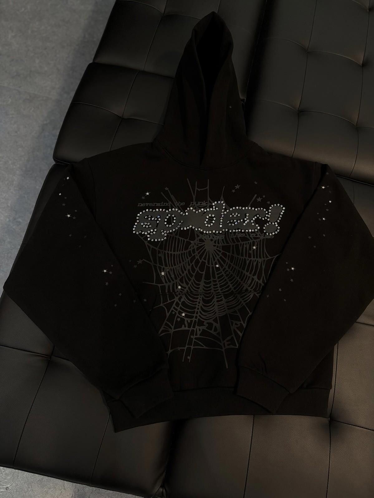 Sp5der Sp5der Black VVS Stone Hoodie Size (Small) 2026 Authentic Size US S / EU 44-46 / 1 - 1 Thumbnail