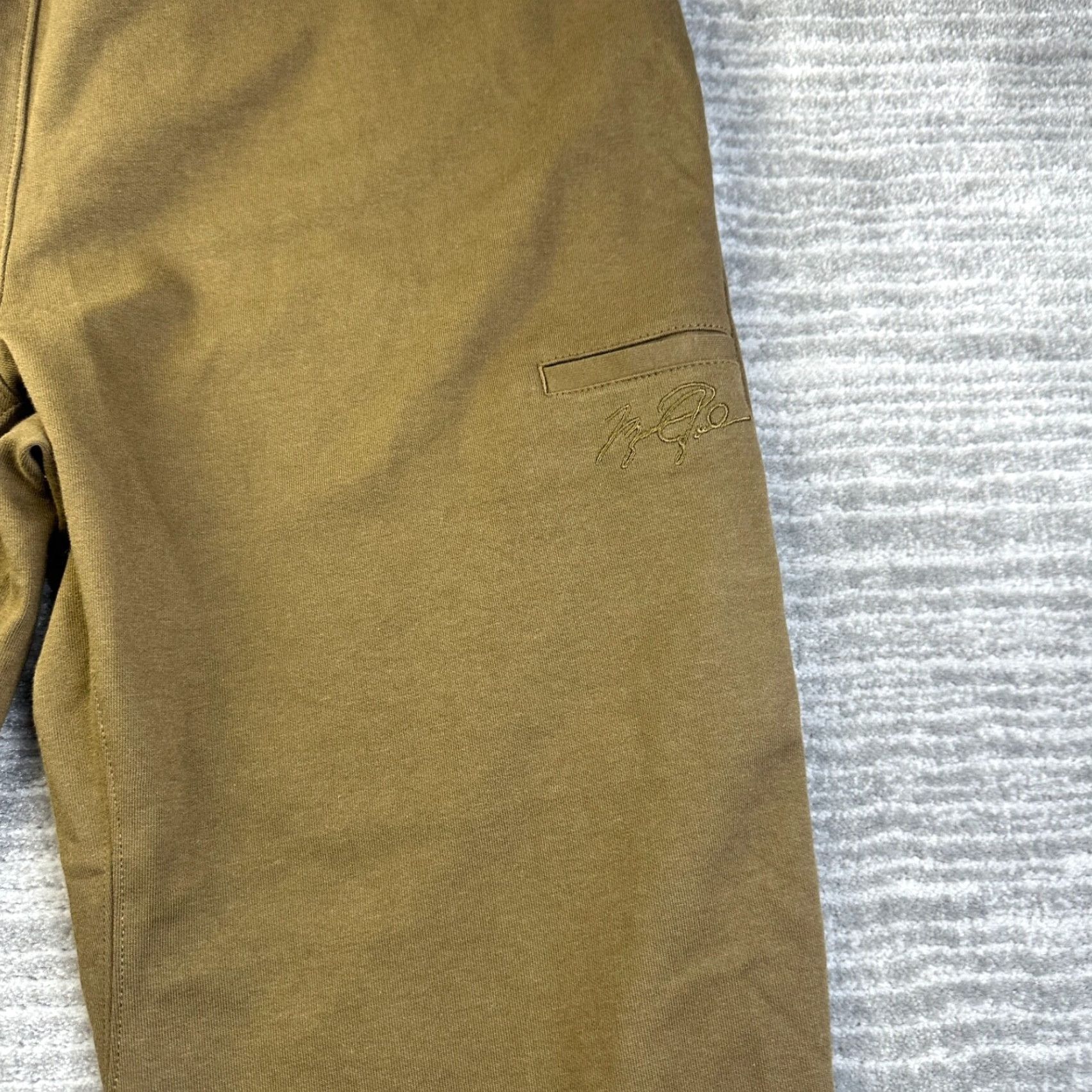 Nike Jordan Pants Mens 2XL Green Sweatpants Light Olive Essentials Warmup Trousers Size US 39 - 6 Thumbnail