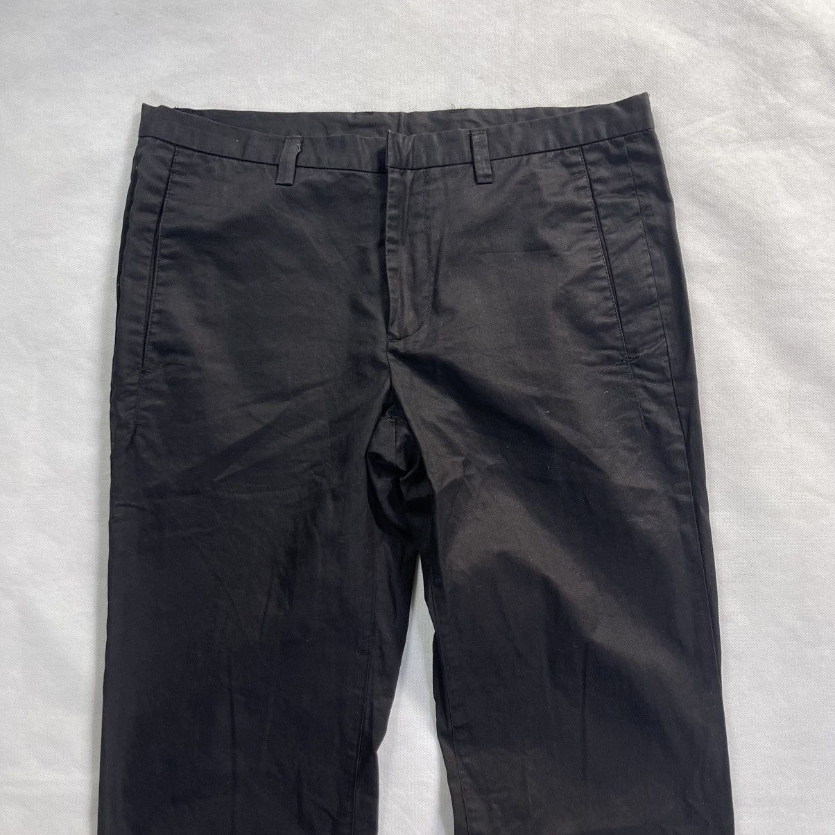 Neil Barrett Black Barrett Neil Barret Leather Strap Design Pant Size US 30 / EU 46 - 4 Thumbnail