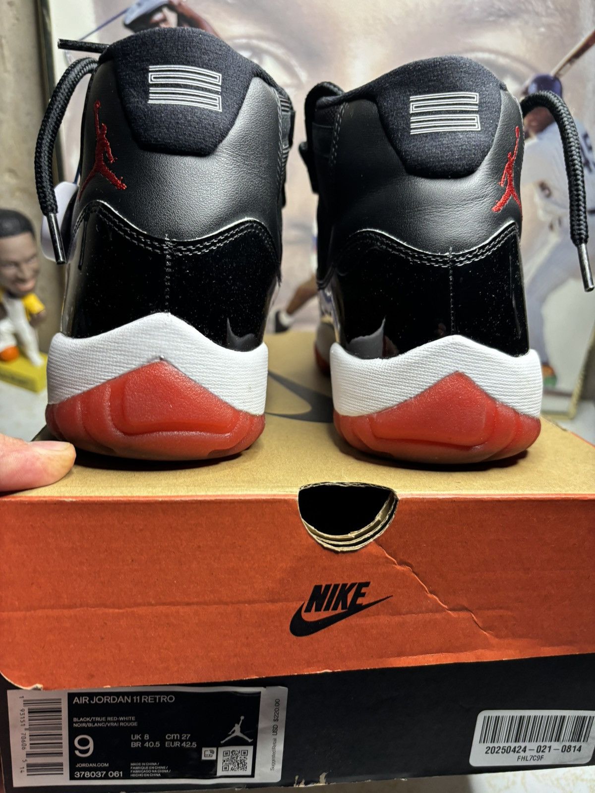 Jordan Brand Jordan Retro 11 ‘bred’ Size US 9 / EU 42 - 7 Thumbnail